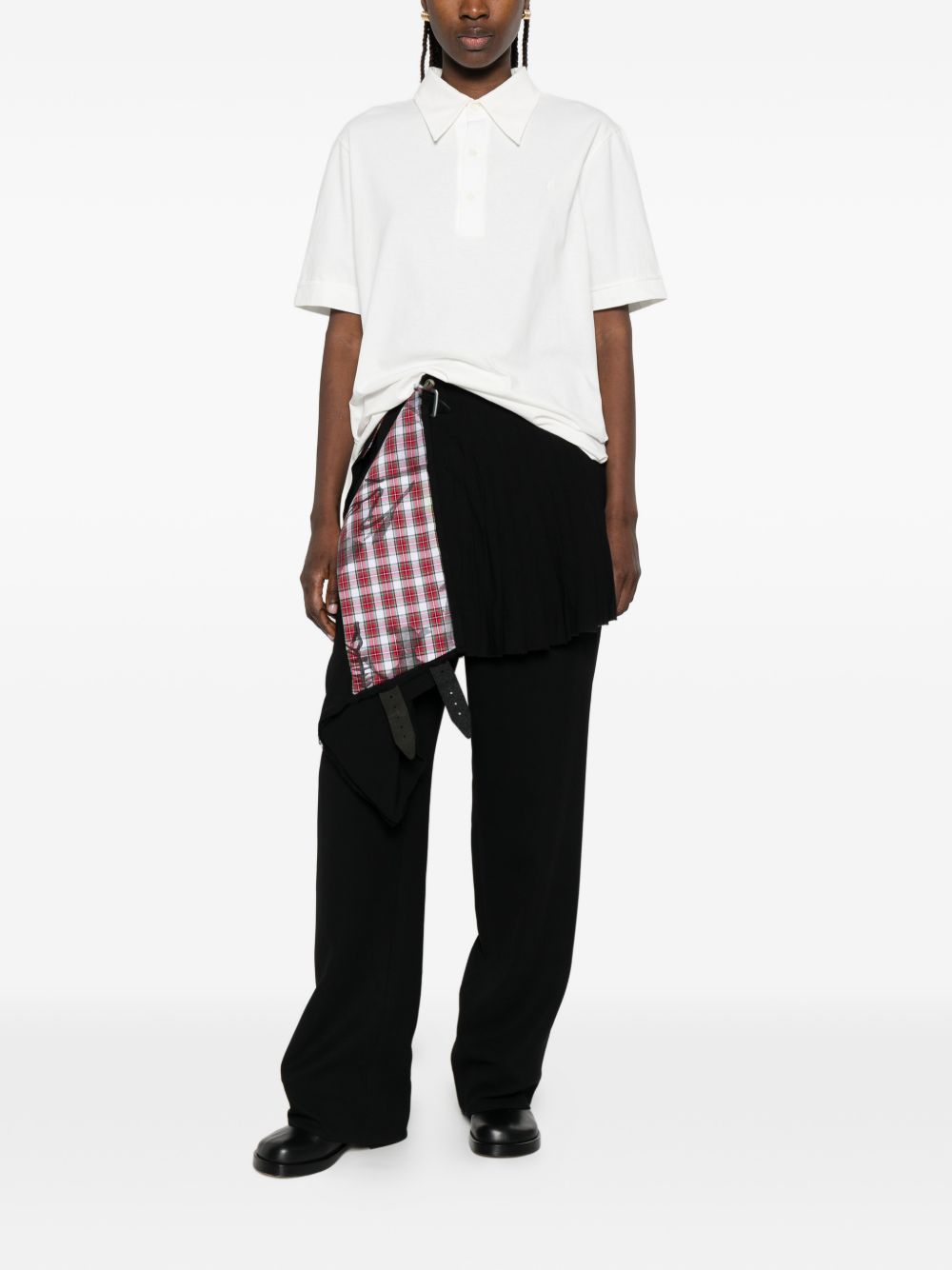 MM6 Maison Margiela Logo cotton polo shirt