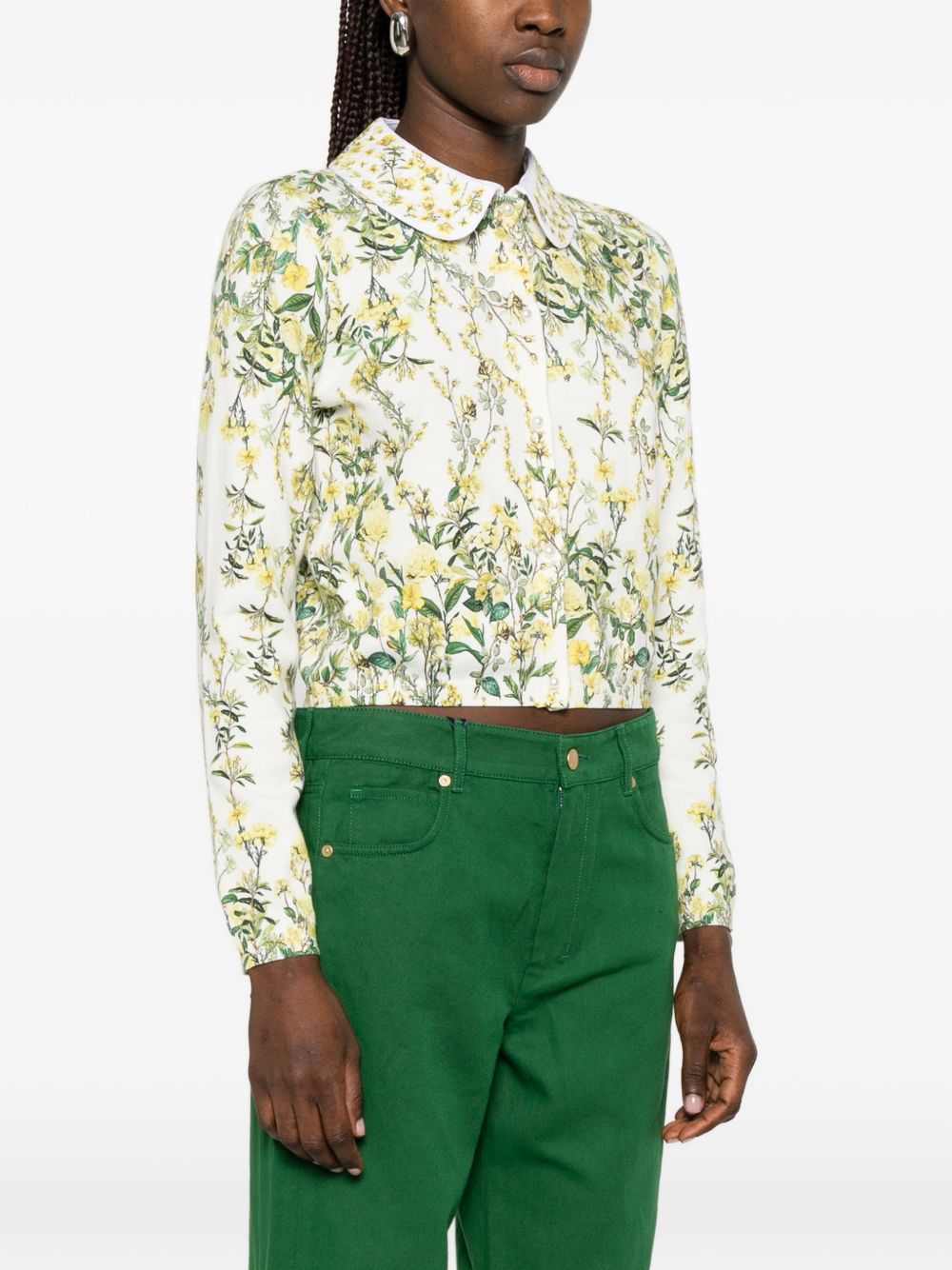Alice + Olivia Carson printed cardigan