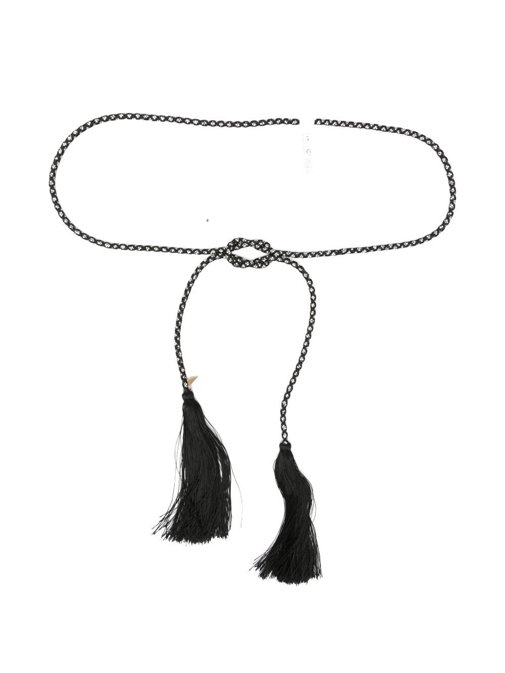 Forte Forte Crystals and tassels belt