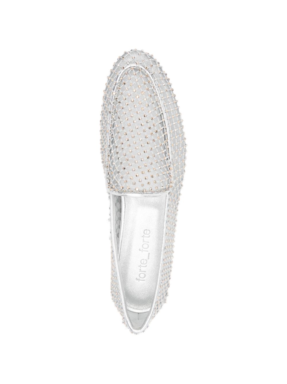 Forte Forte Strass mesh loafers