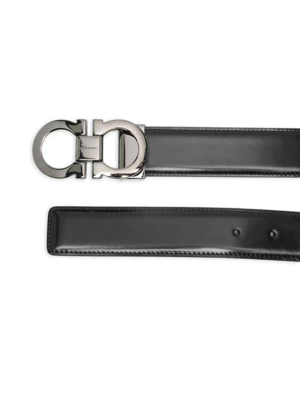 Ferragamo Reversible And Adjustable Gancini Belt
