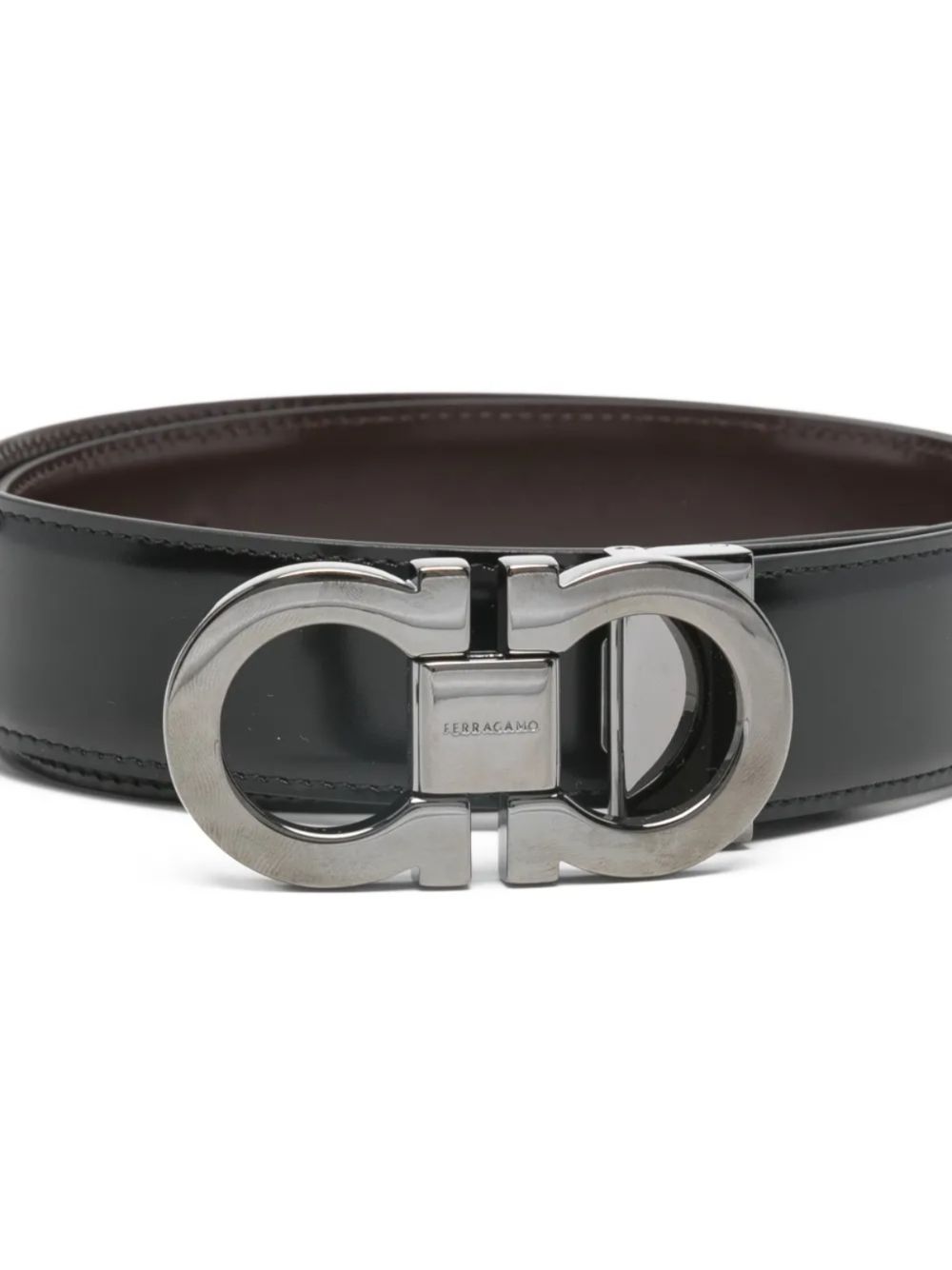 Ferragamo Reversible And Adjustable Gancini Belt