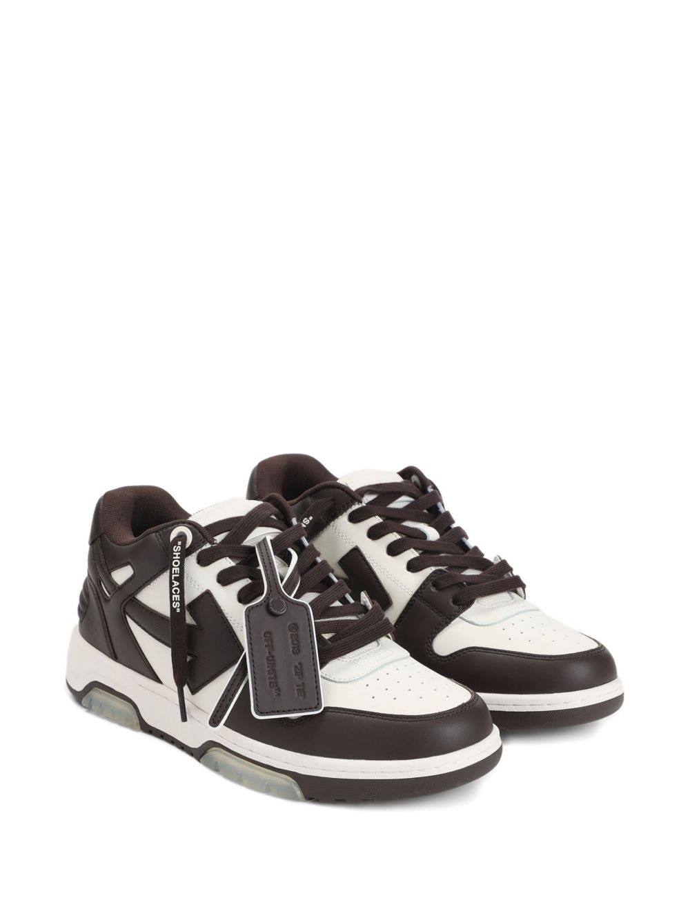 Off White Out Of Office leather sneakers