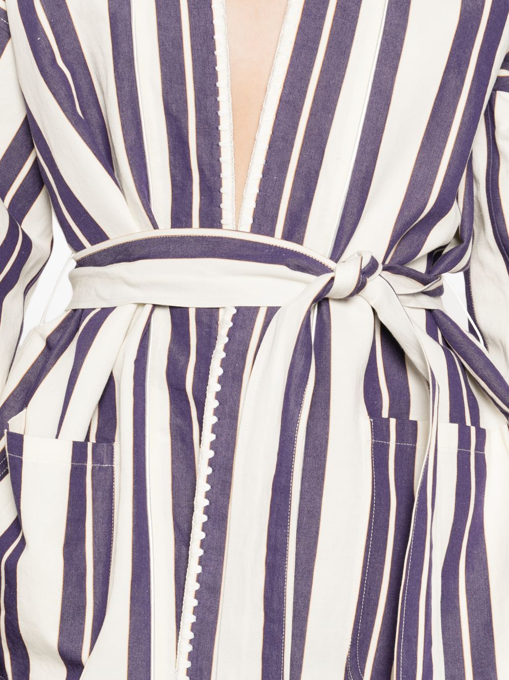 Forte Forte Striped kimono jacket