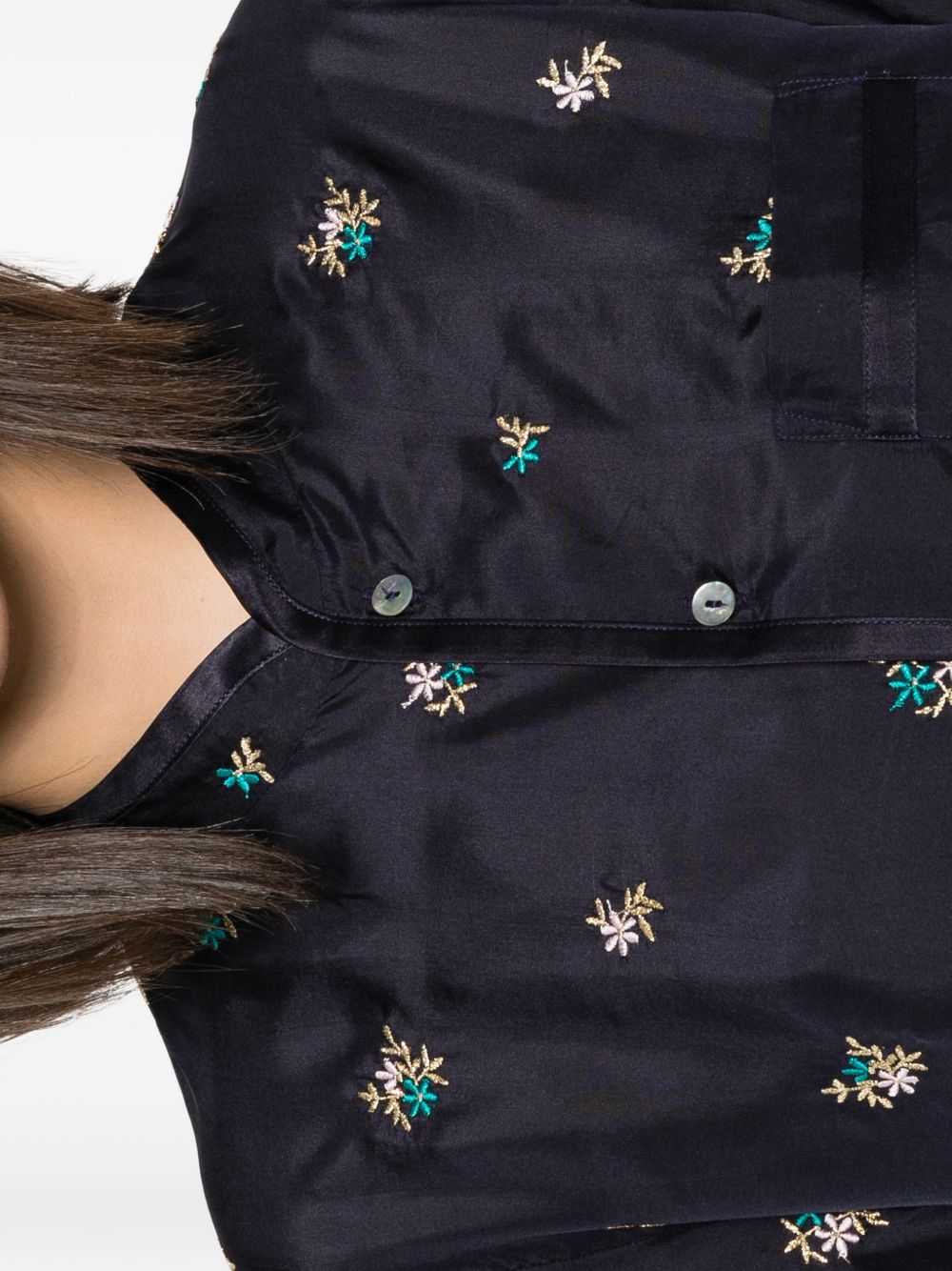 Forte Forte Embroidered silk shirt