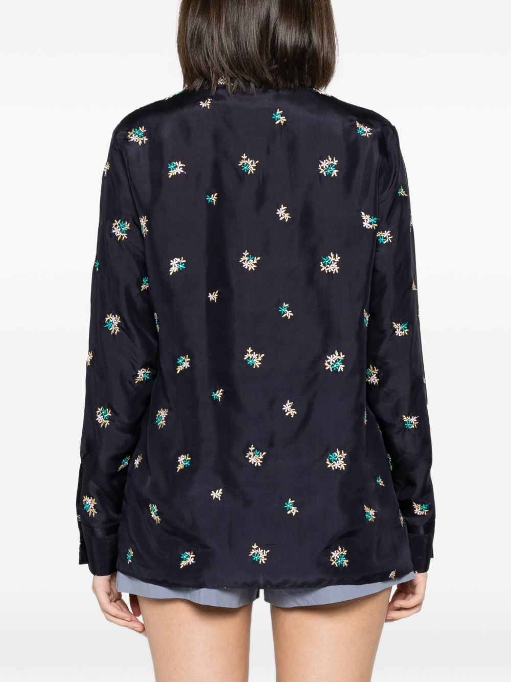 Forte Forte Embroidered silk shirt