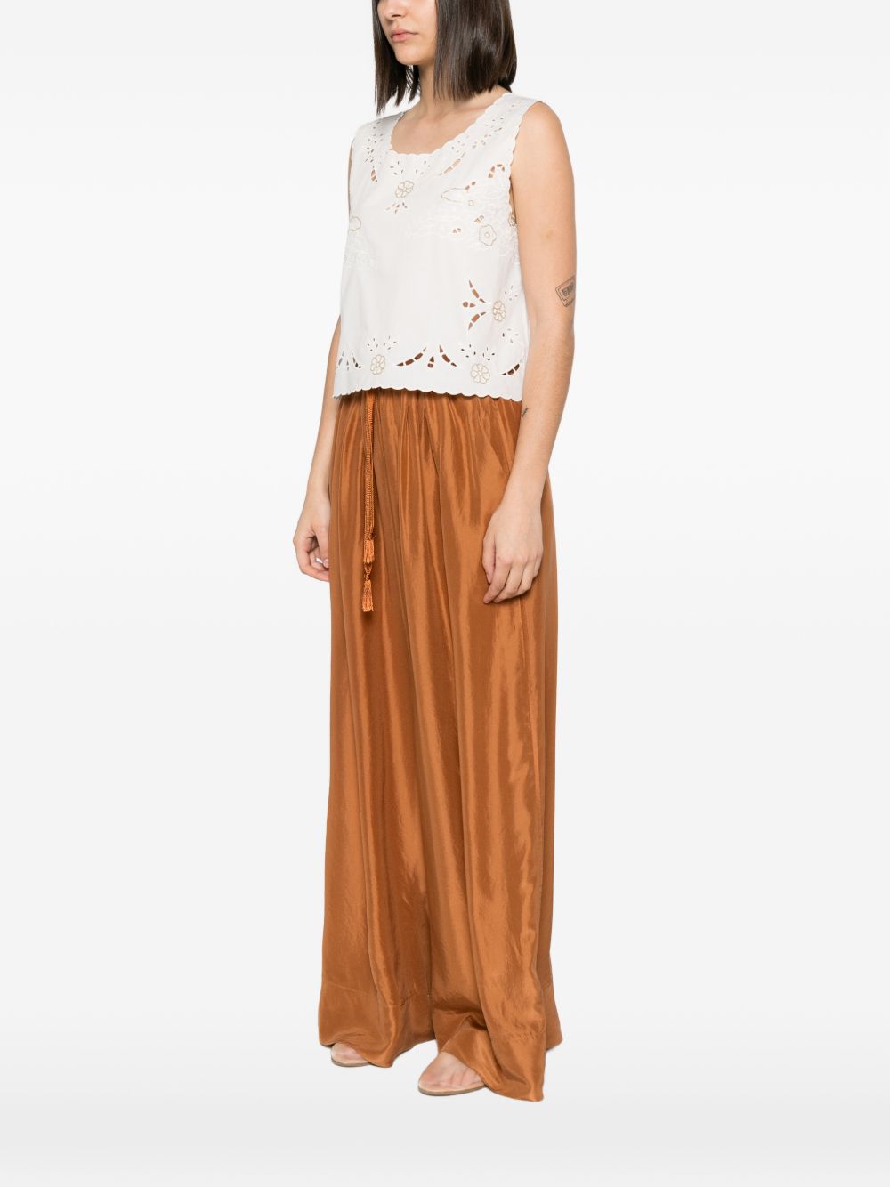Forte Forte Embroidered cotton top