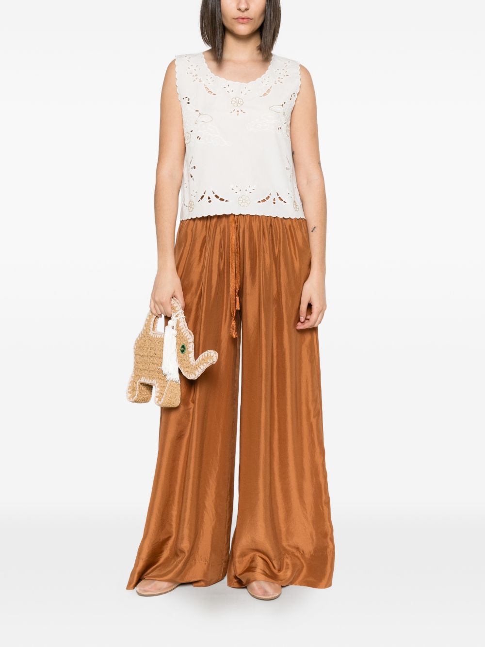 Forte Forte Embroidered cotton top