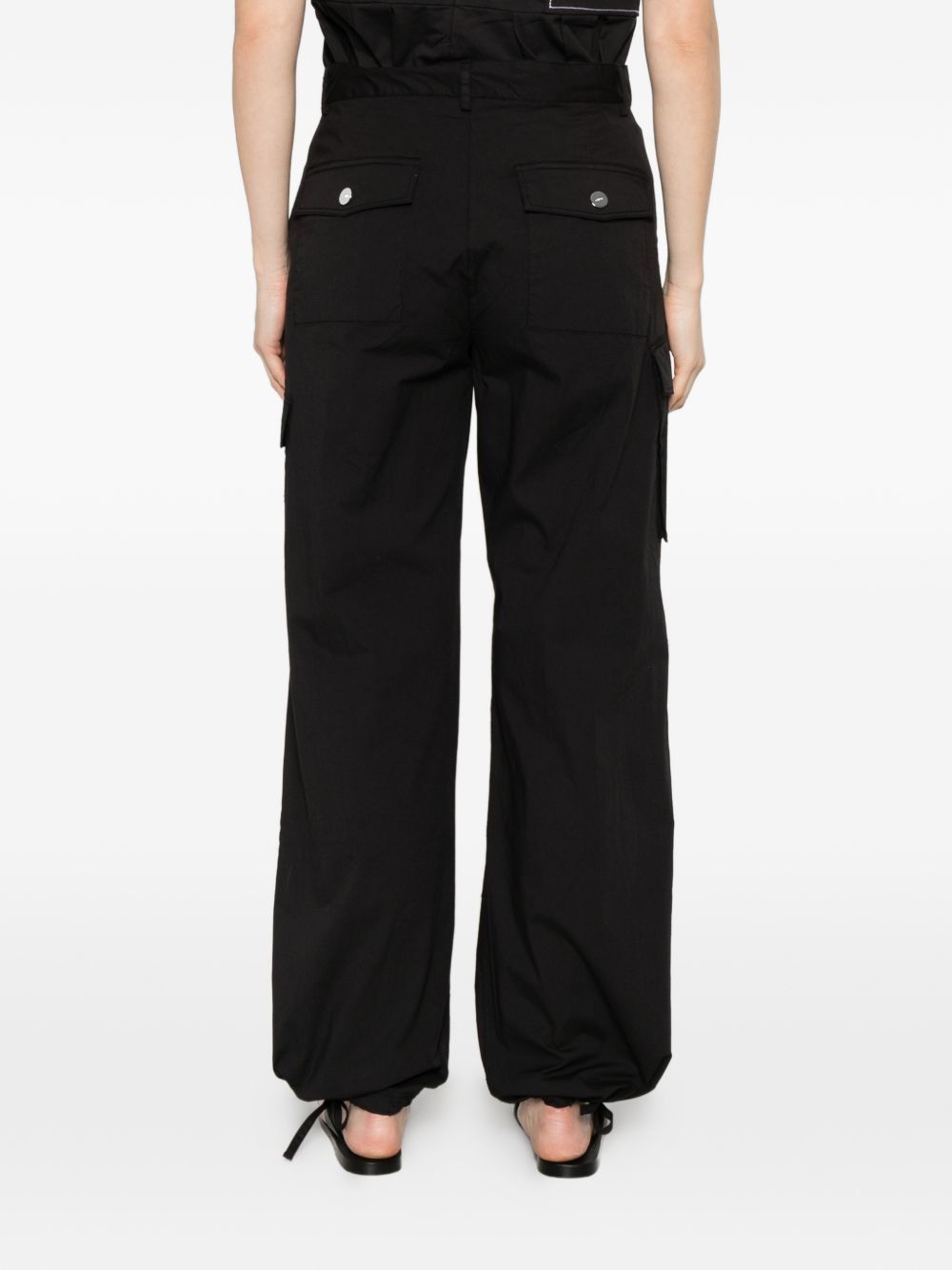 Ganni Cotton cargo trousers