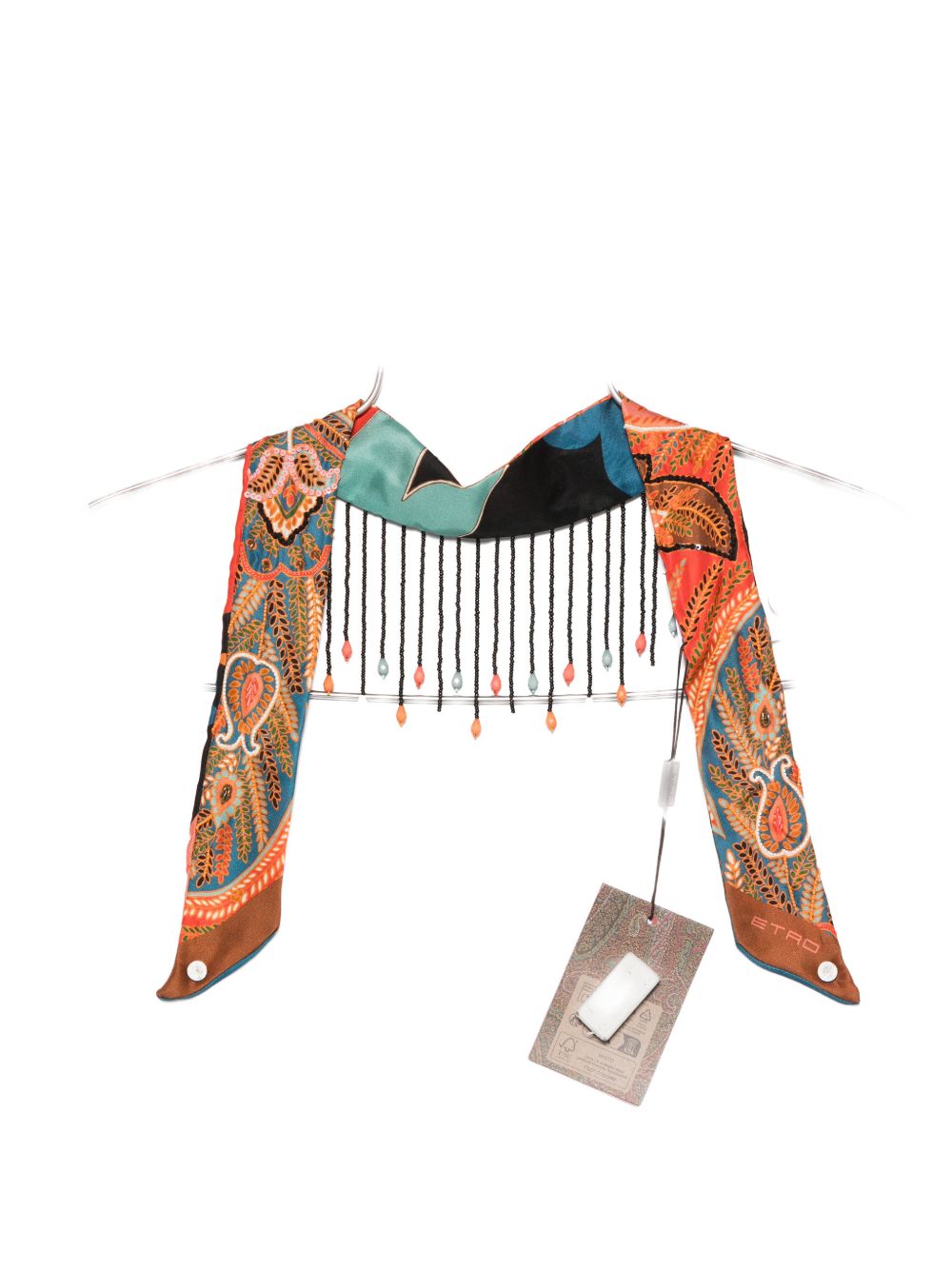 Etro Paisley print silk foulard