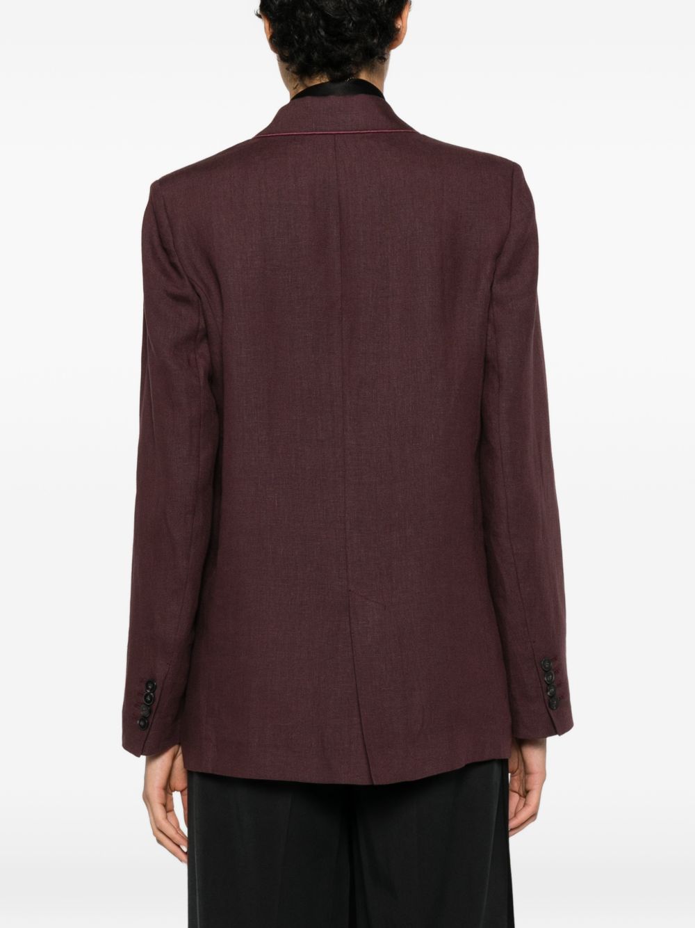 Forte Forte Linen single-breasted jacket