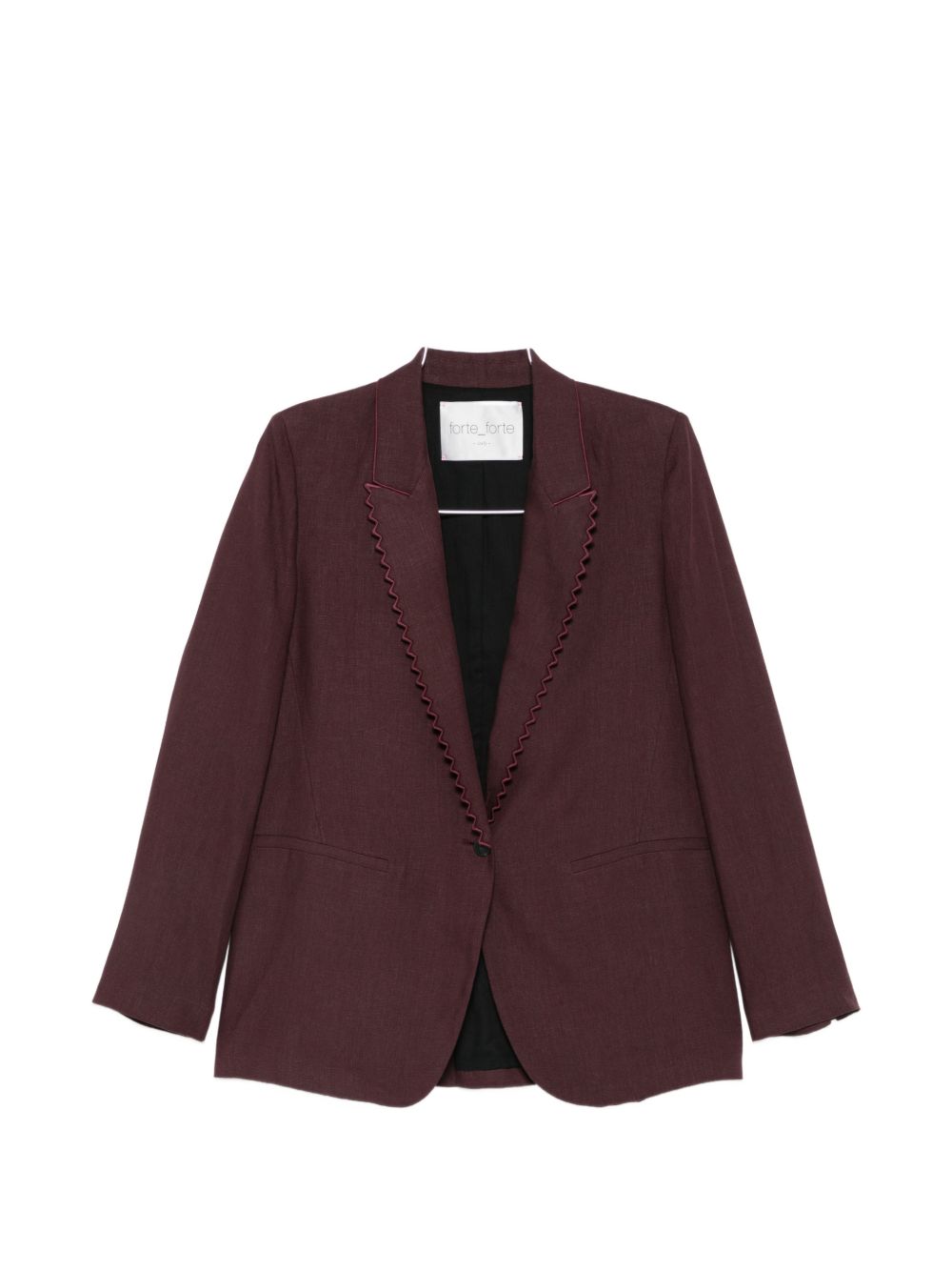 Forte Forte Linen single-breasted jacket