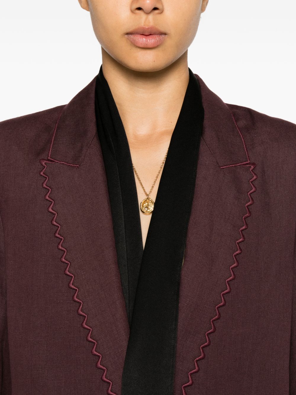 Forte Forte Linen single-breasted jacket