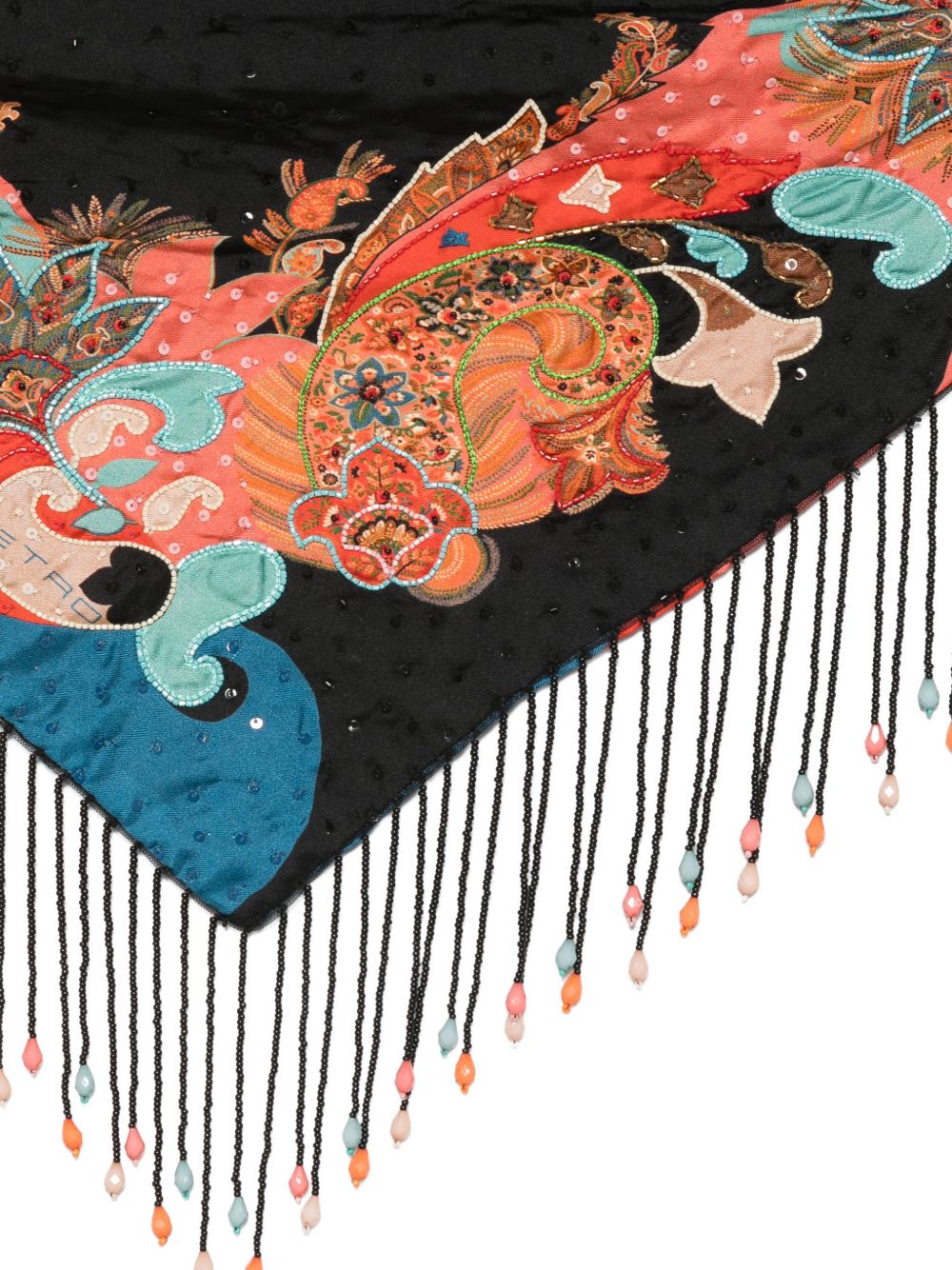 Etro Printed silk foulard