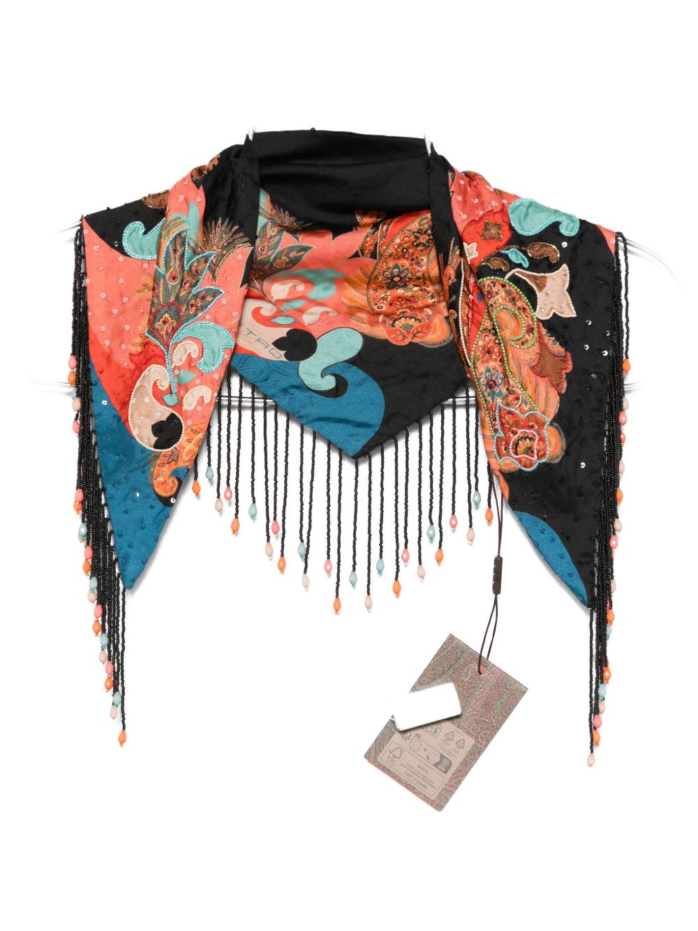 Etro Printed silk foulard