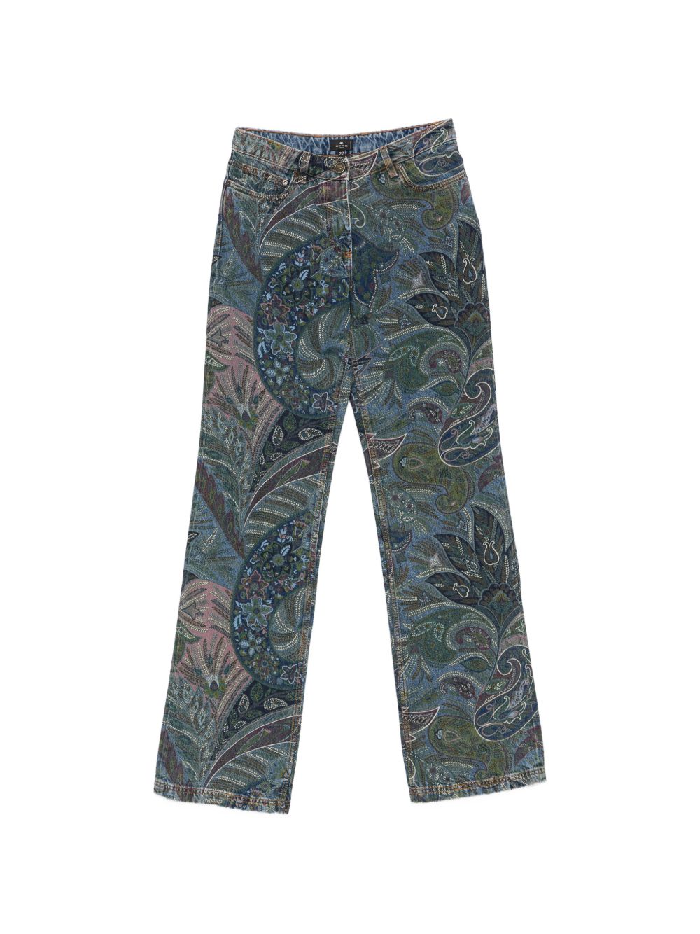 Etro Floral print flared jeans