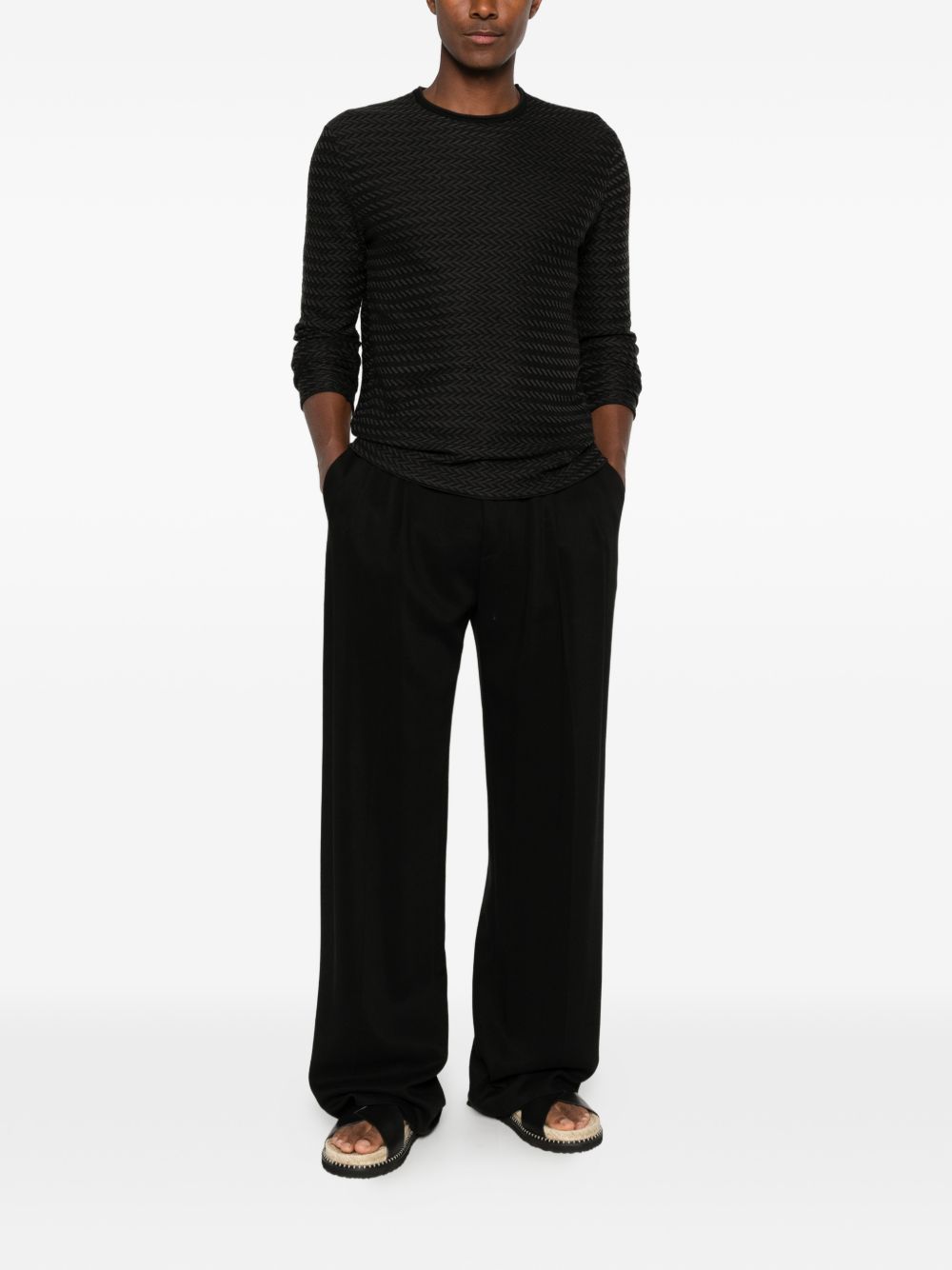 Emporio Armani Wool crewneck sweater