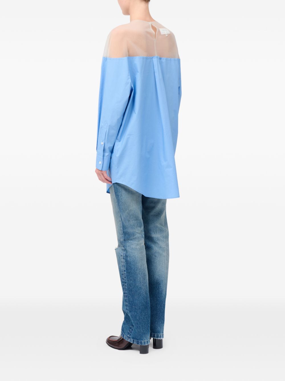 MM6 Maison Margiela Button Front Cotton Top