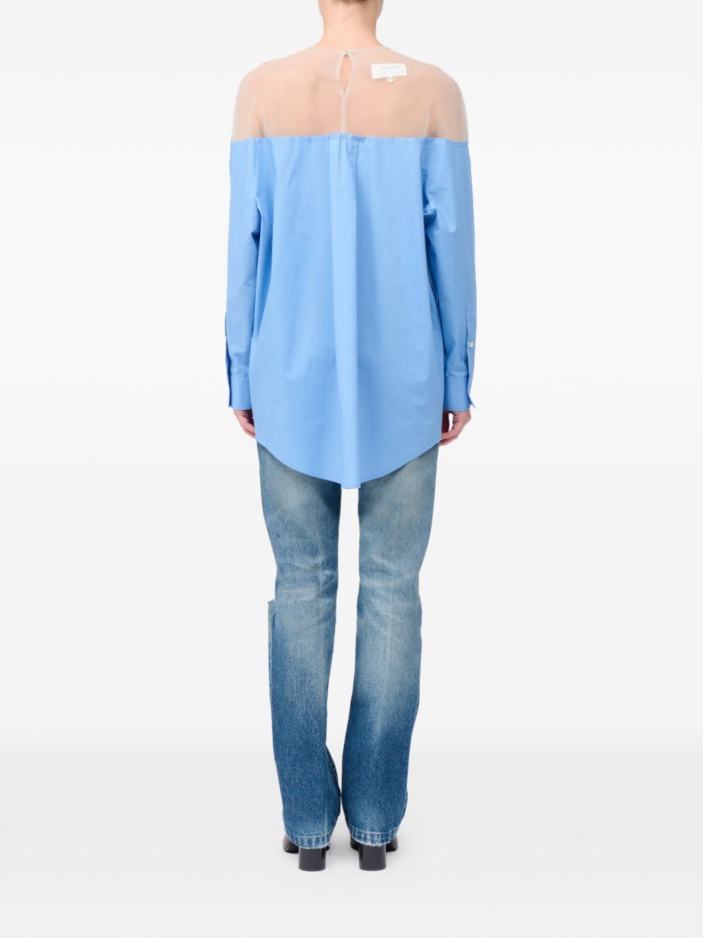 MM6 Maison Margiela Button Front Cotton Top
