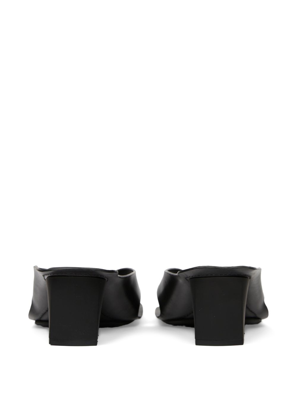 MM6 Maison Margiela T-Strap Block Heel Sandals
