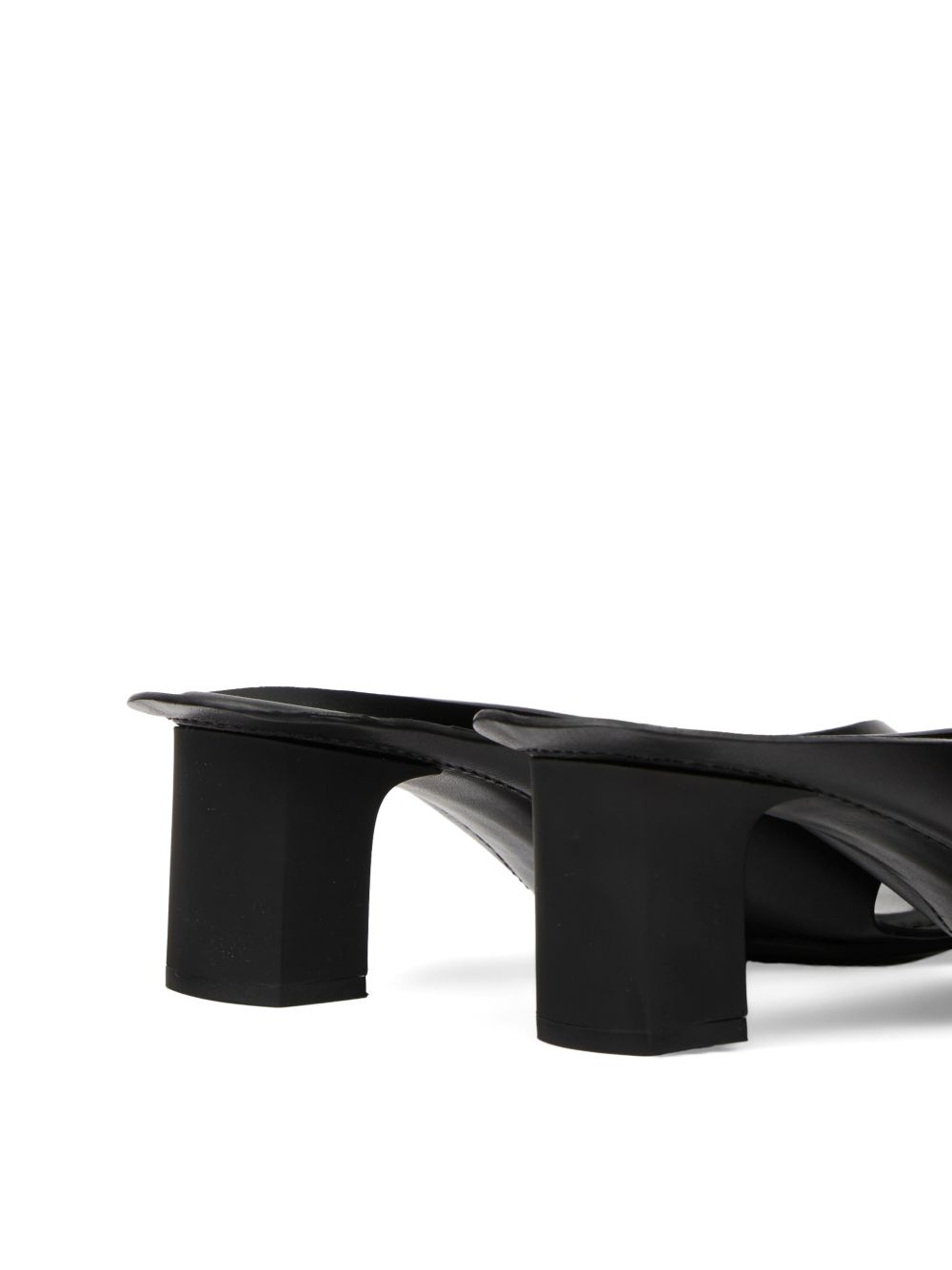 MM6 Maison Margiela T-Strap Block Heel Sandals