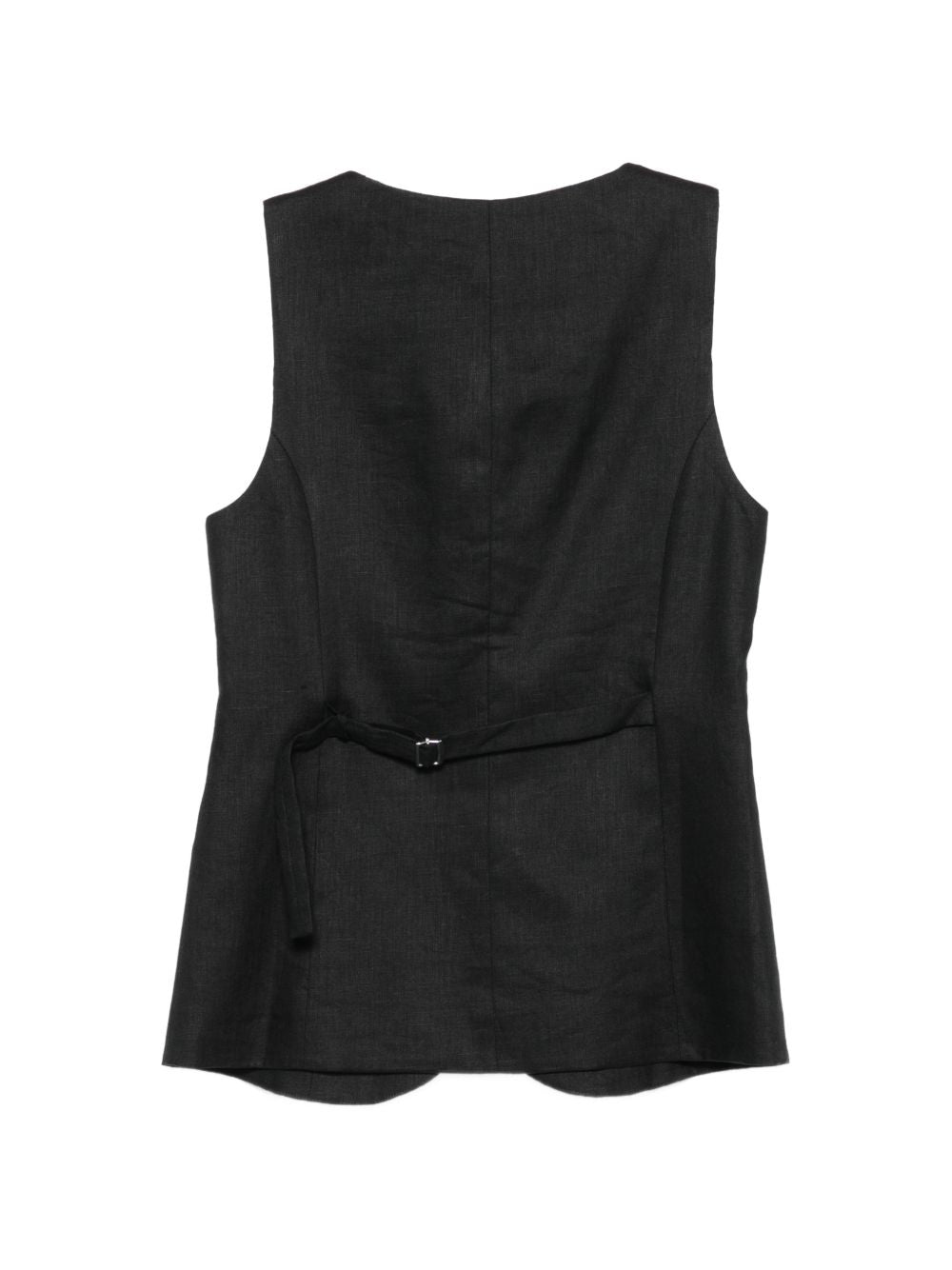 Semicouture Glenna linen vest