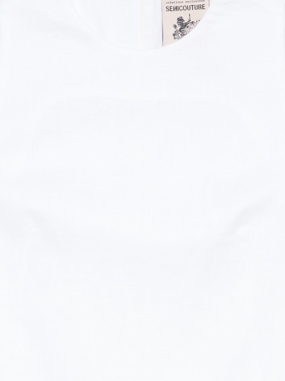 Semicouture Sheena linen mini dress
