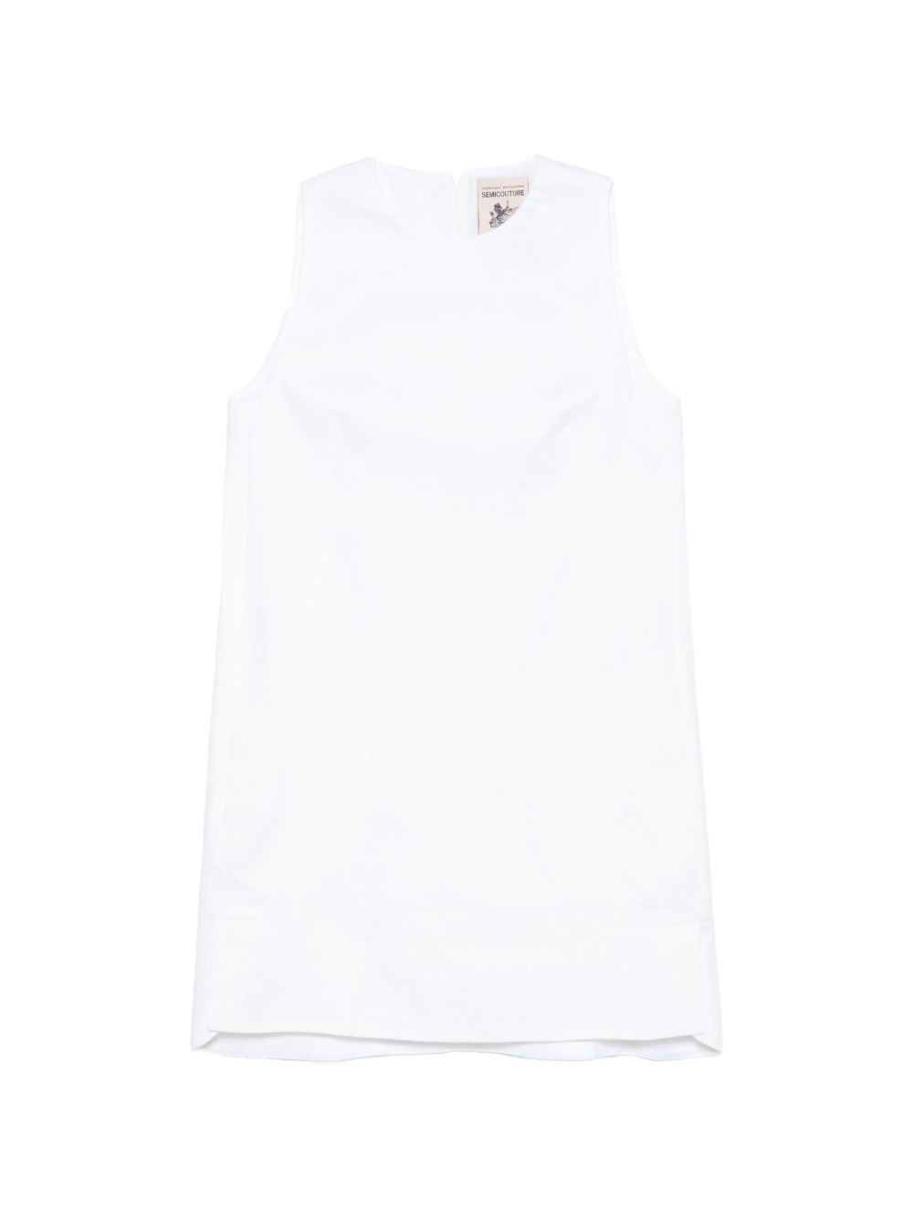 Semicouture Sheena linen mini dress
