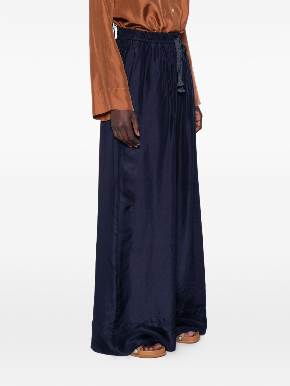 Forte Forte Silk drawstring trousers