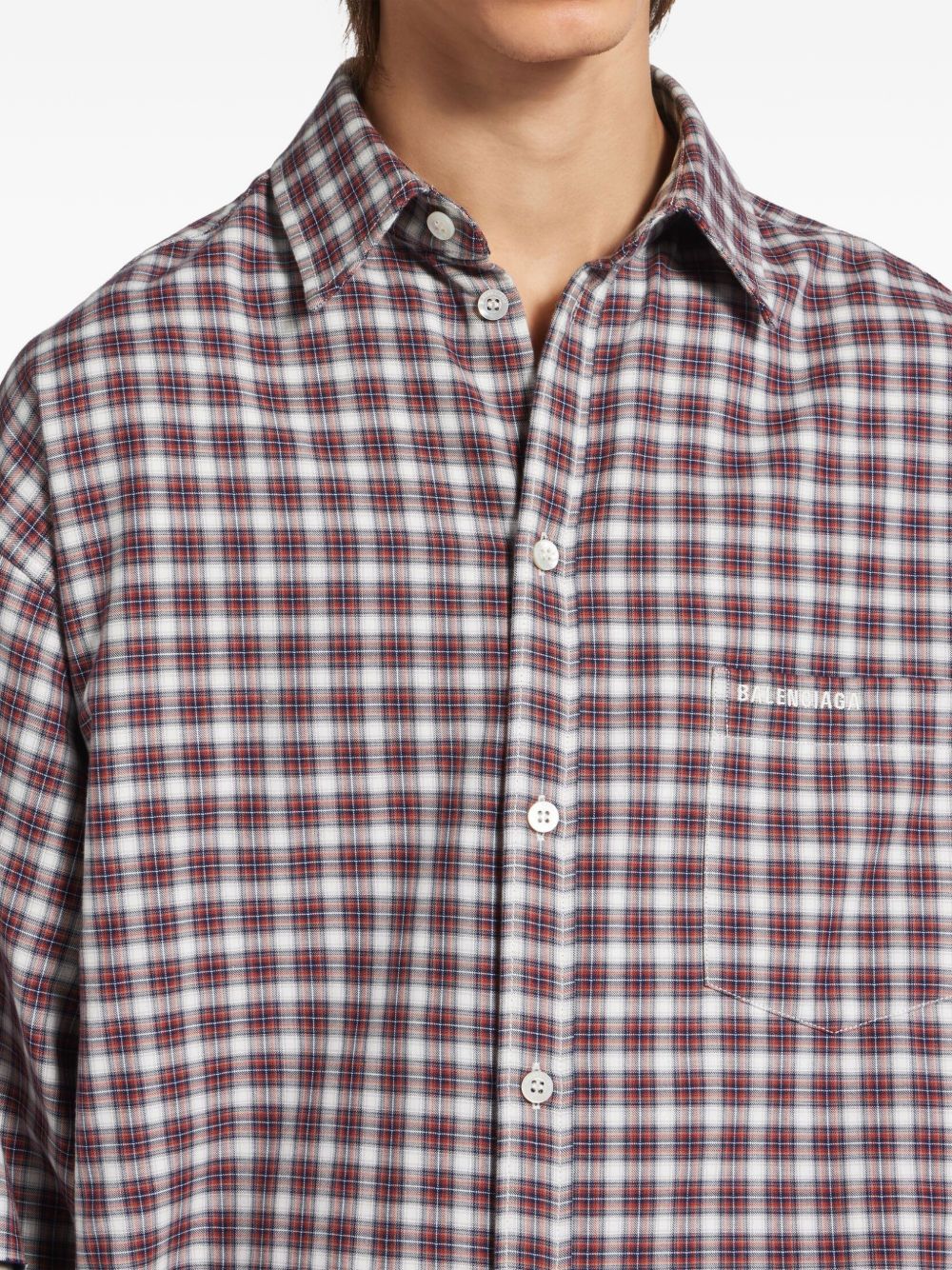Balenciaga Checked cotton shirt