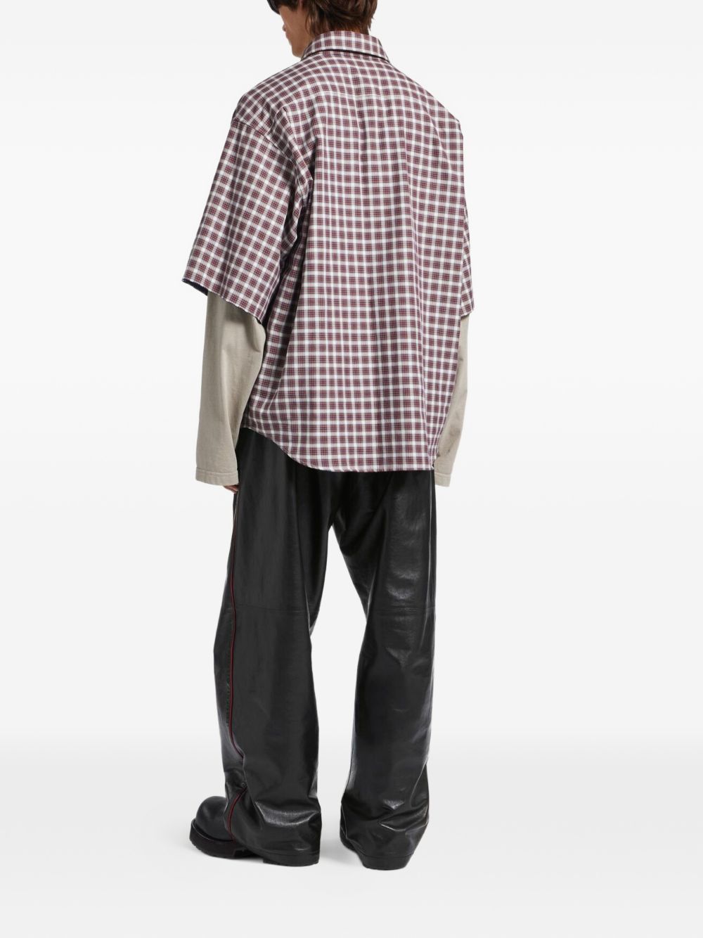 Balenciaga Checked cotton shirt