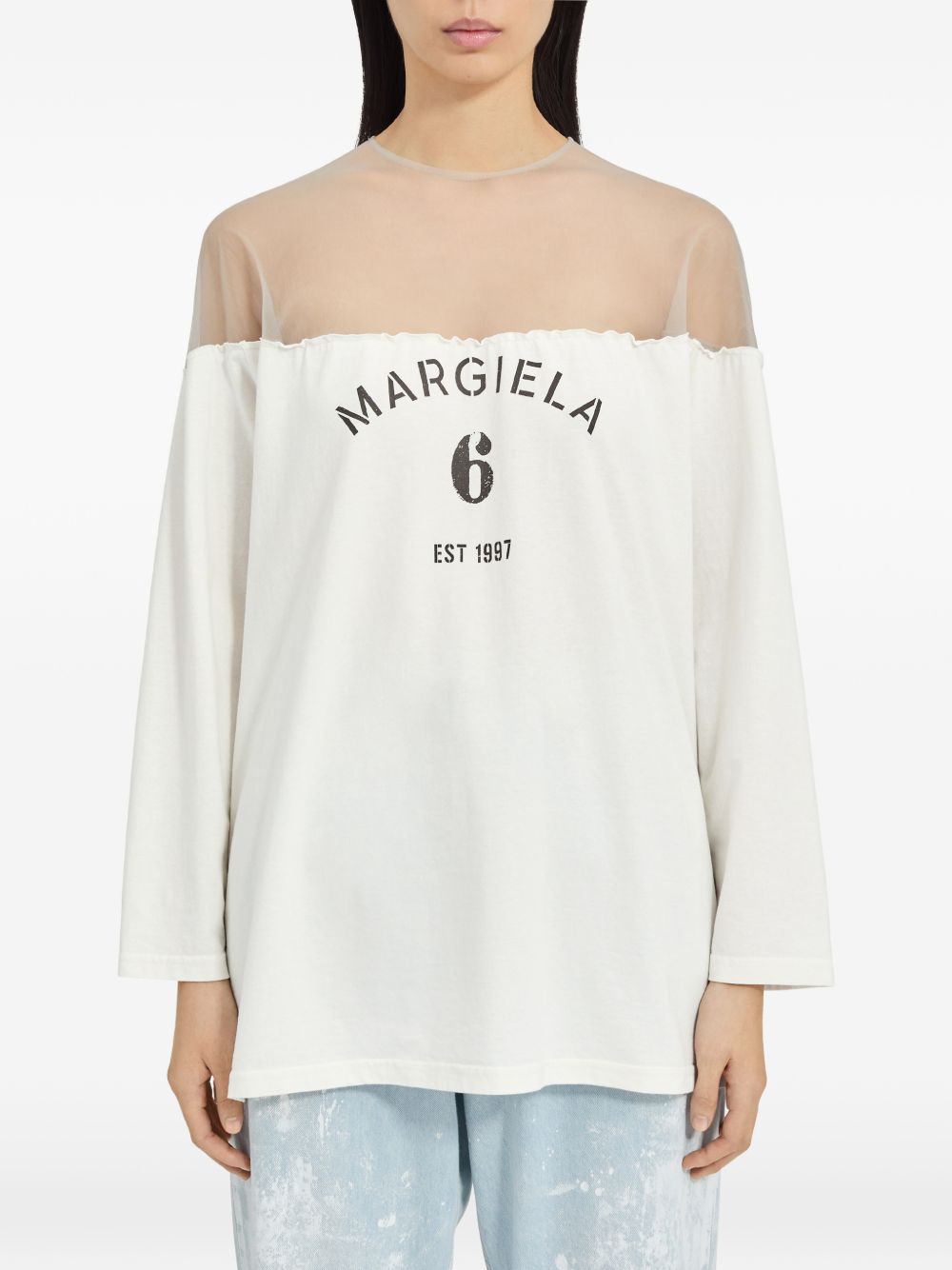 MM6 Maison Margiela Logo Cotton T-Shirt