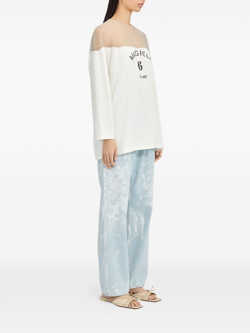 MM6 Maison Margiela Logo Cotton T-Shirt
