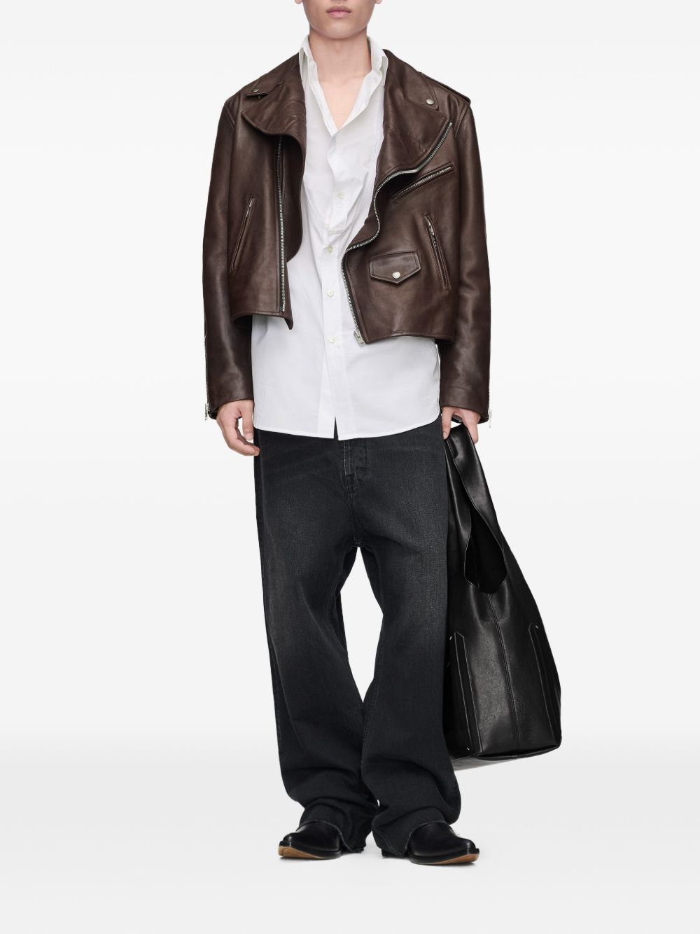 Maison Margiela Box Bag XL Leather Shoulder Bag