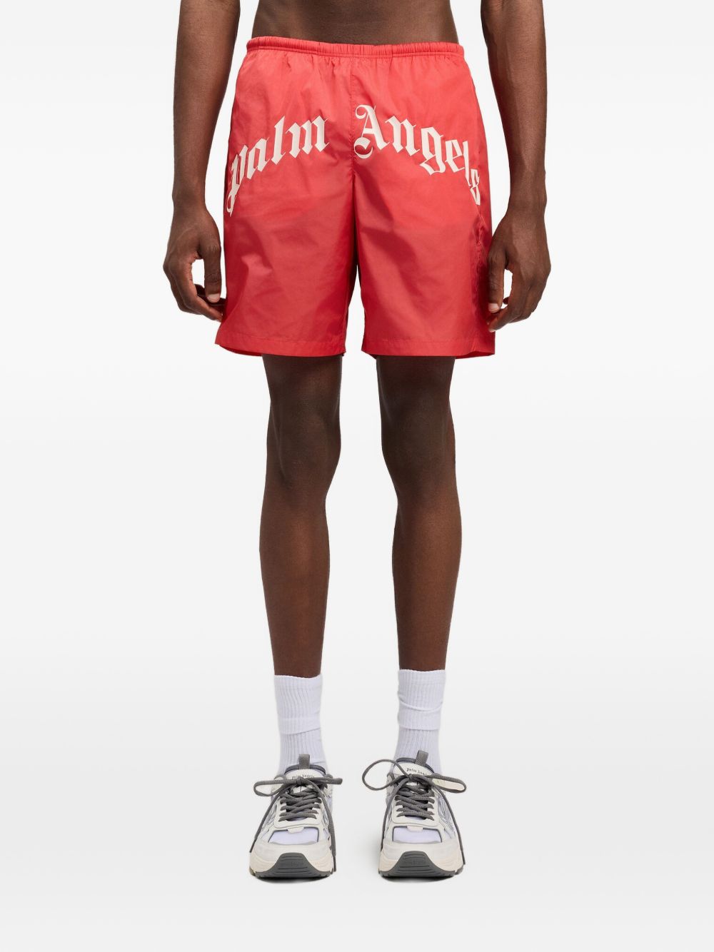 Palm Angels Logo Swim Shorts