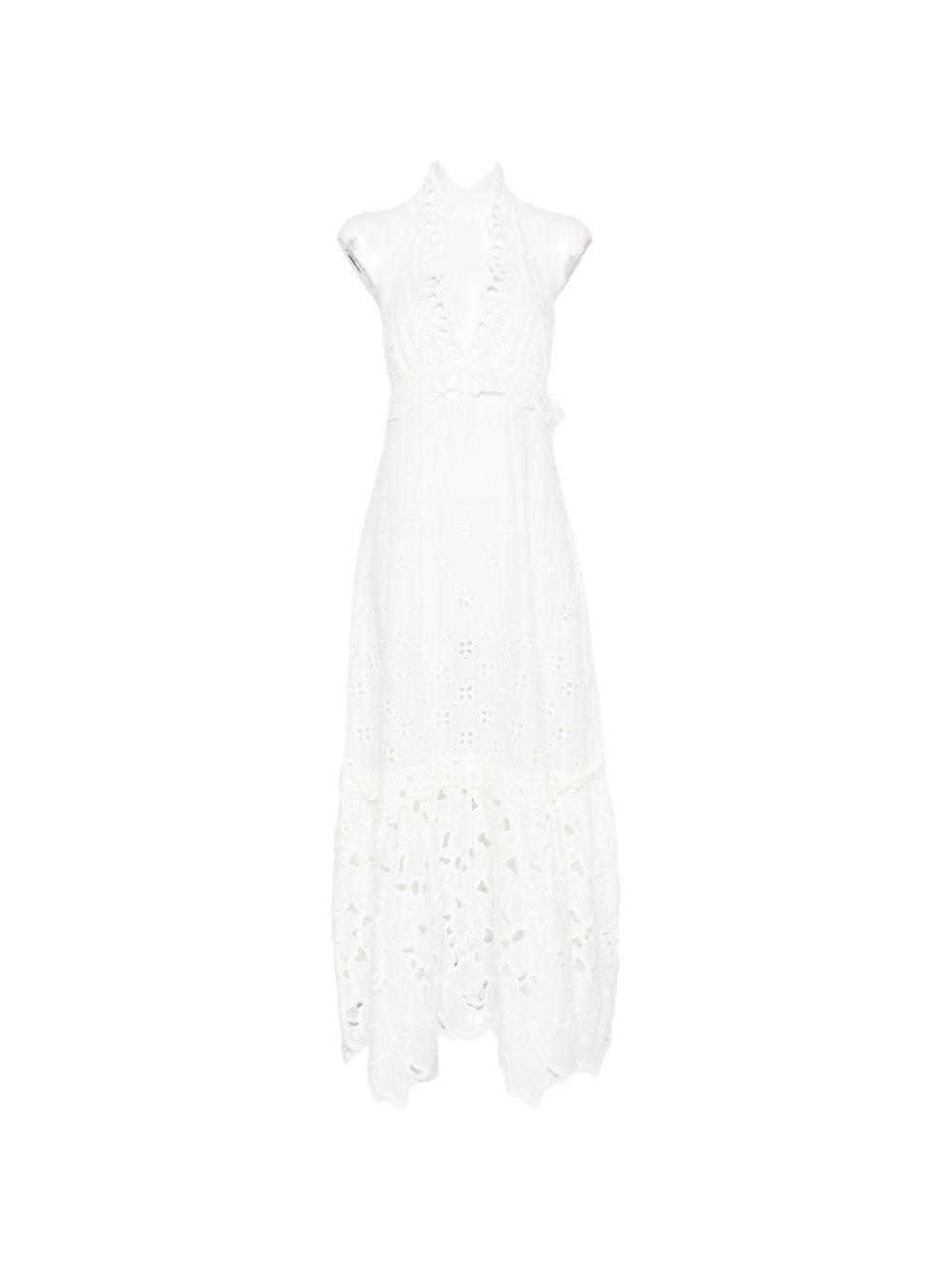 Ermanno Scervino Lace Cotton Long Dress
