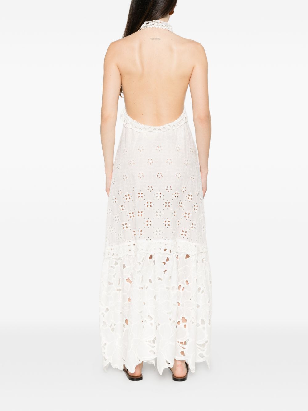 Ermanno Scervino Lace Cotton Long Dress