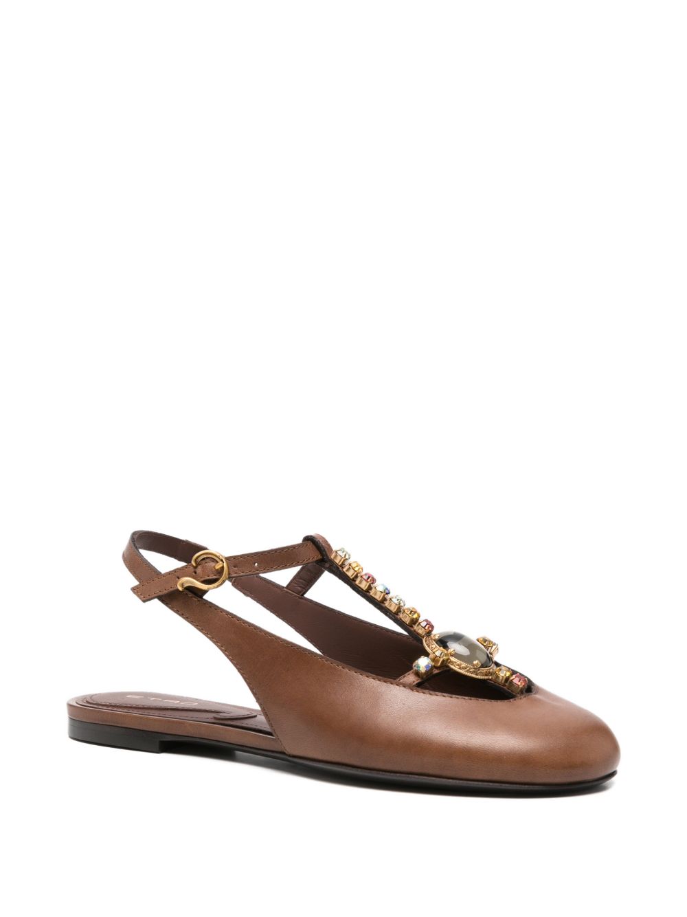 Etro Leather Slingback Pumps