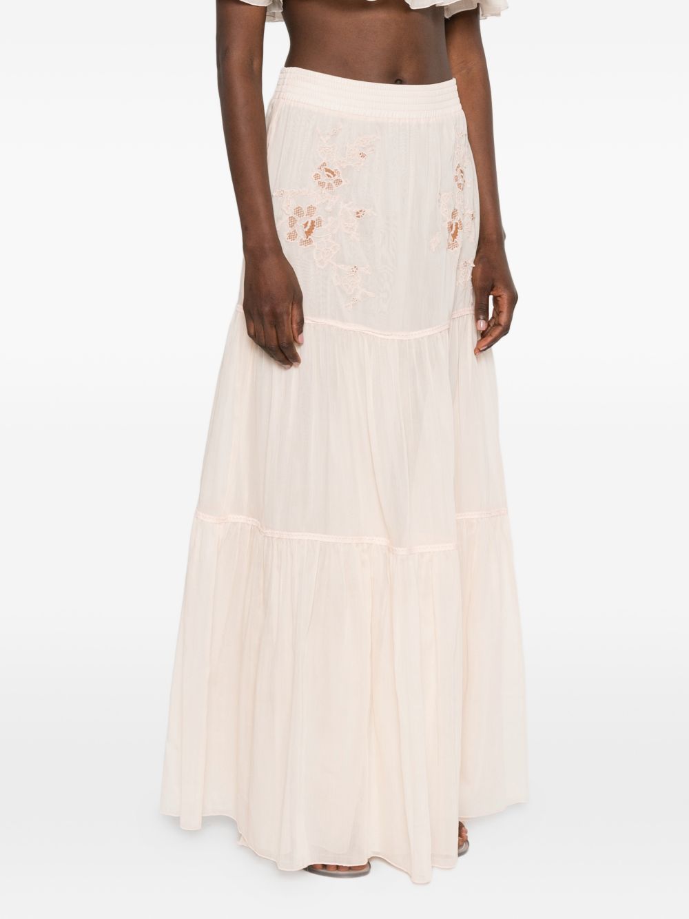 Ermanno Scervino Cotton Long Skirt