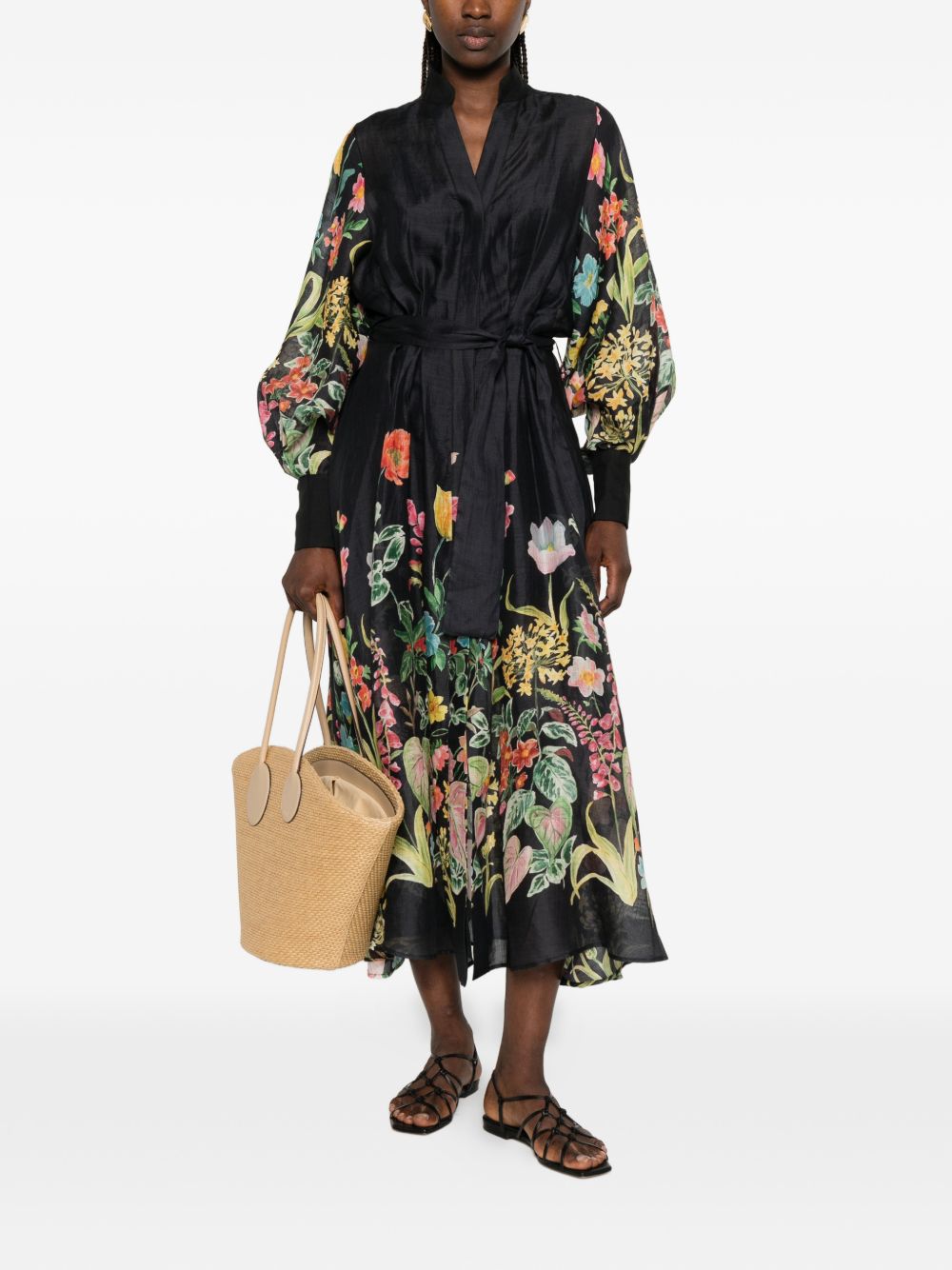 Lavi Printed Long Dress