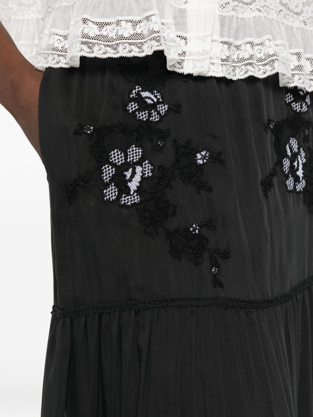 Ermanno Scervino Cotton Long Skirt