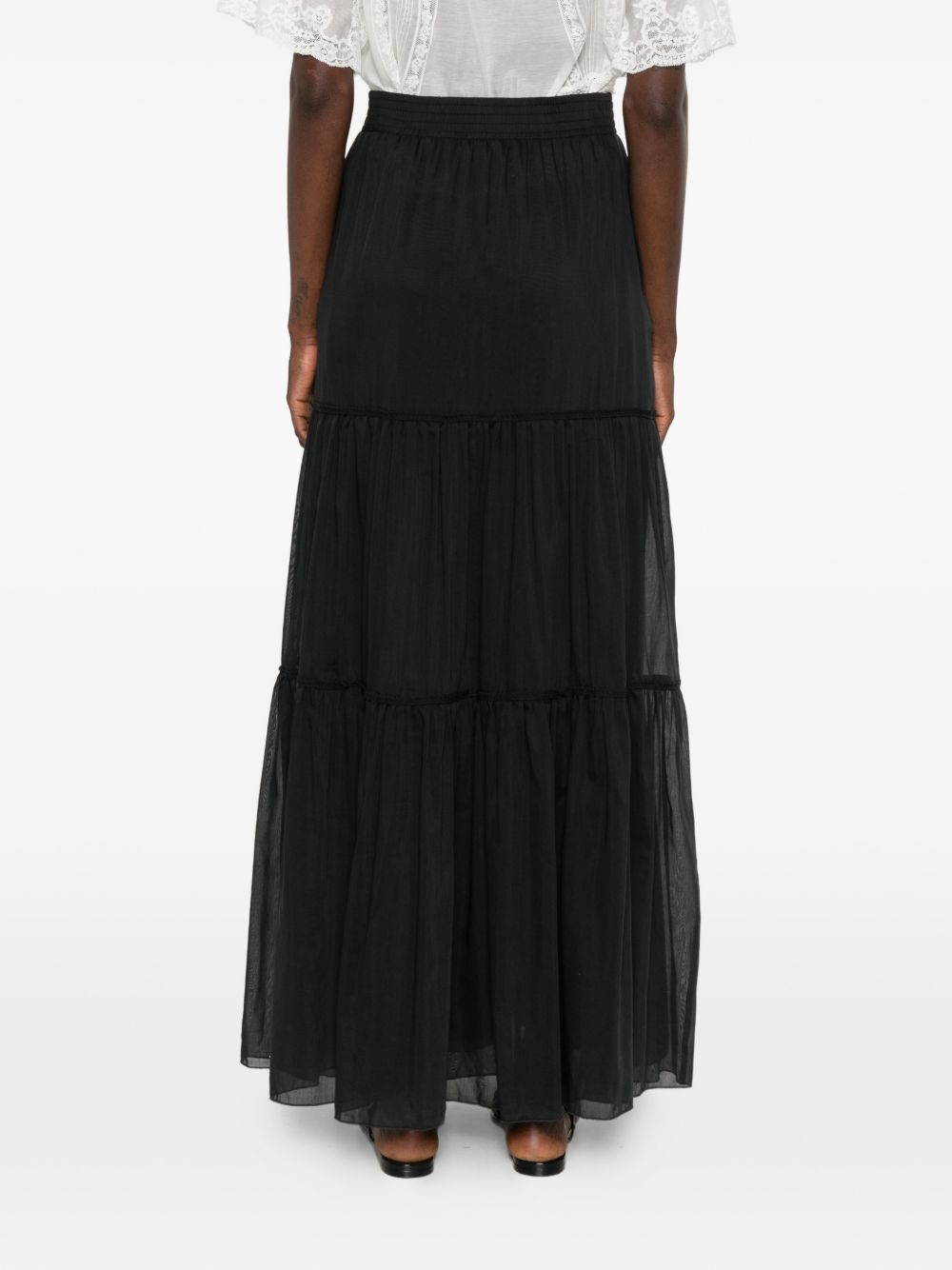 Ermanno Scervino Cotton Long Skirt