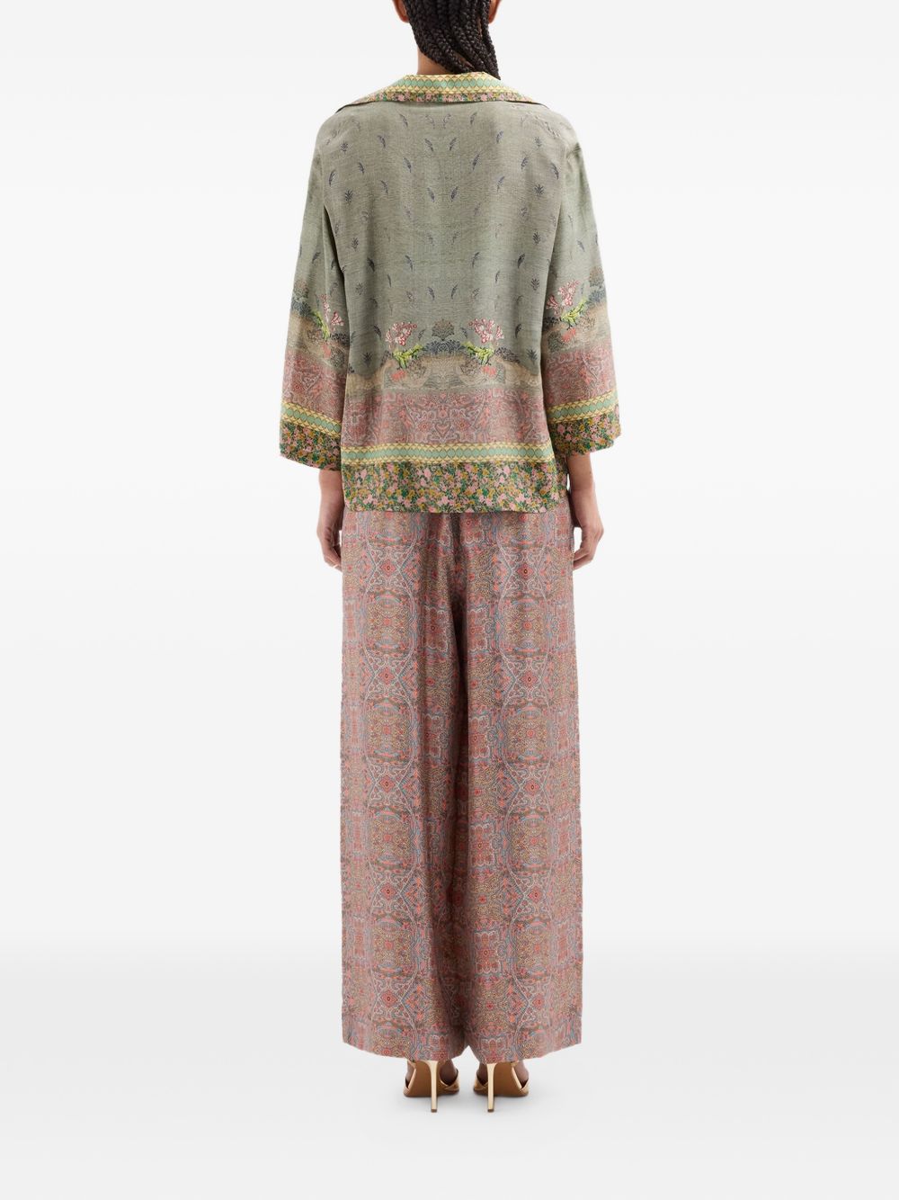 Pierre Louis Mascia Printed Silk Shirt
