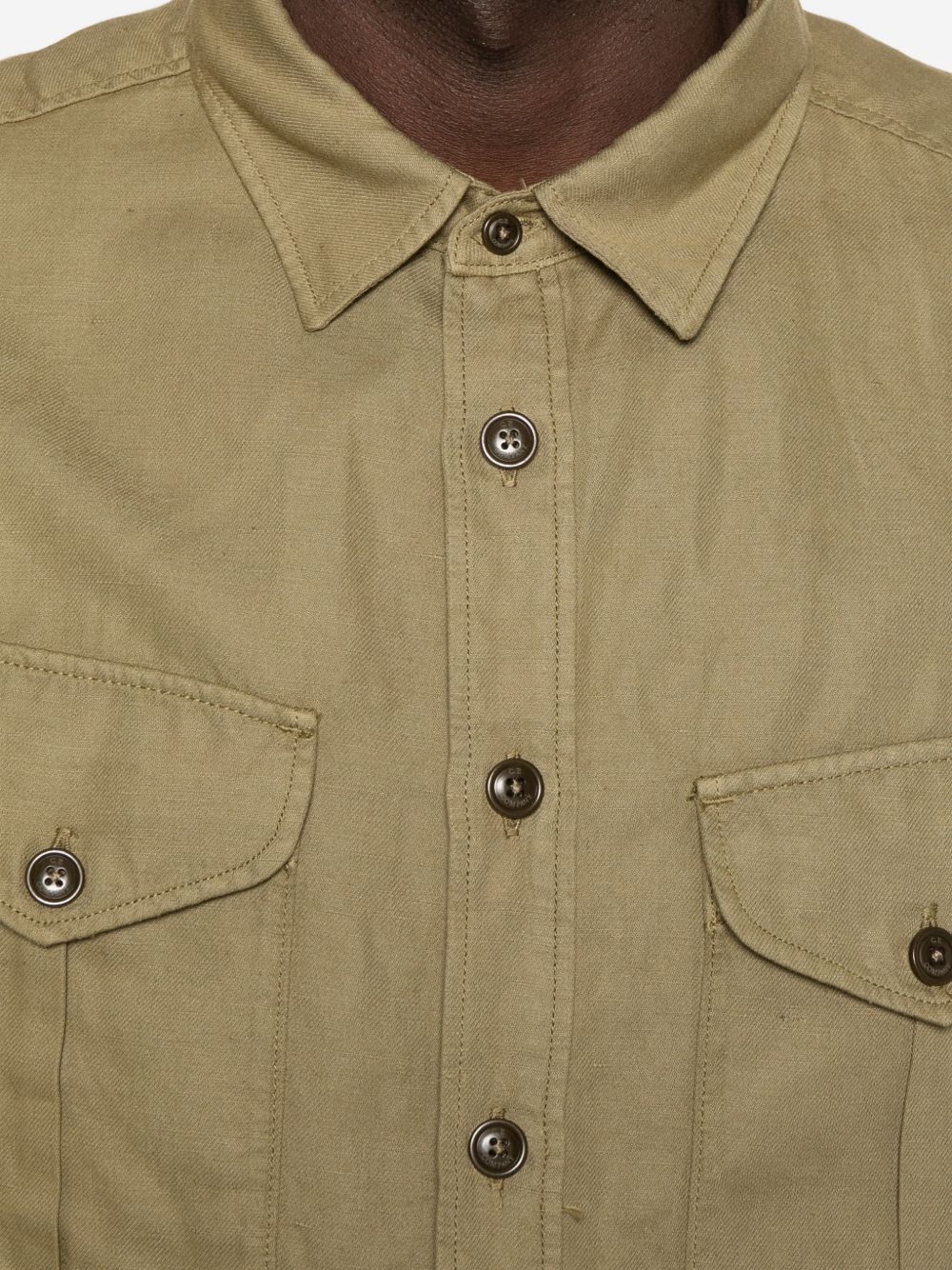 C.P. Company Cotton Linen Blend Shirt
