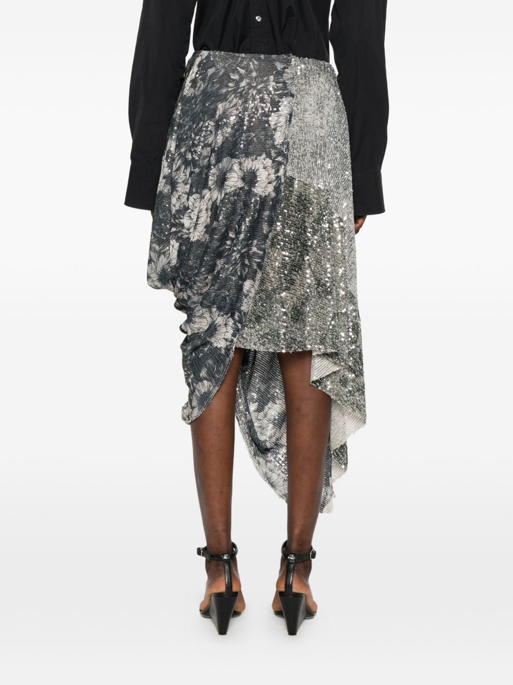 Maison Margiela Asymmetric Midi Skirt