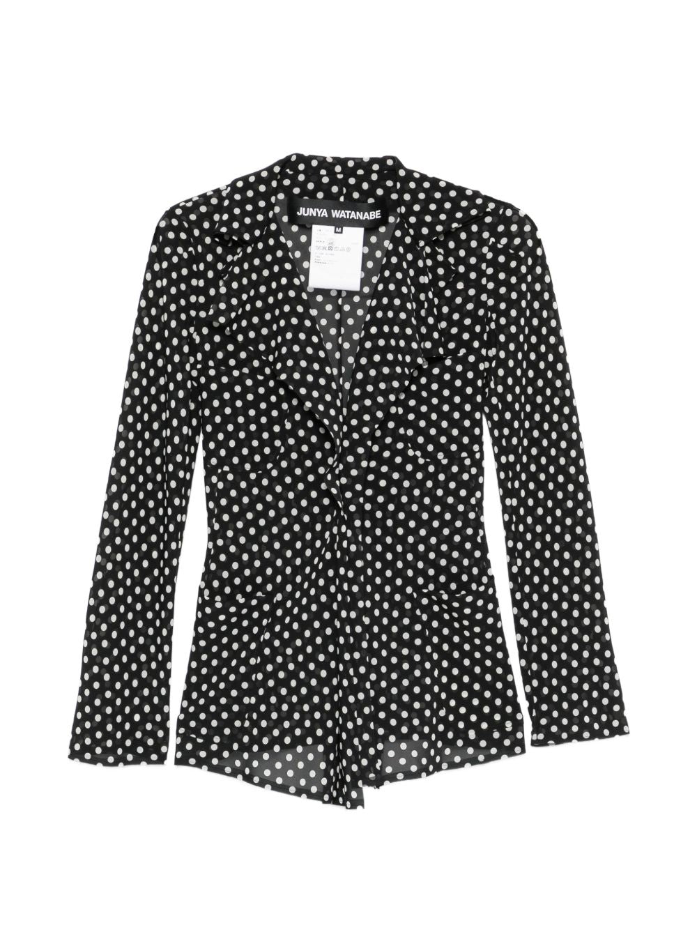Junya Watanabe Polka-Dot Ruffled Jacket