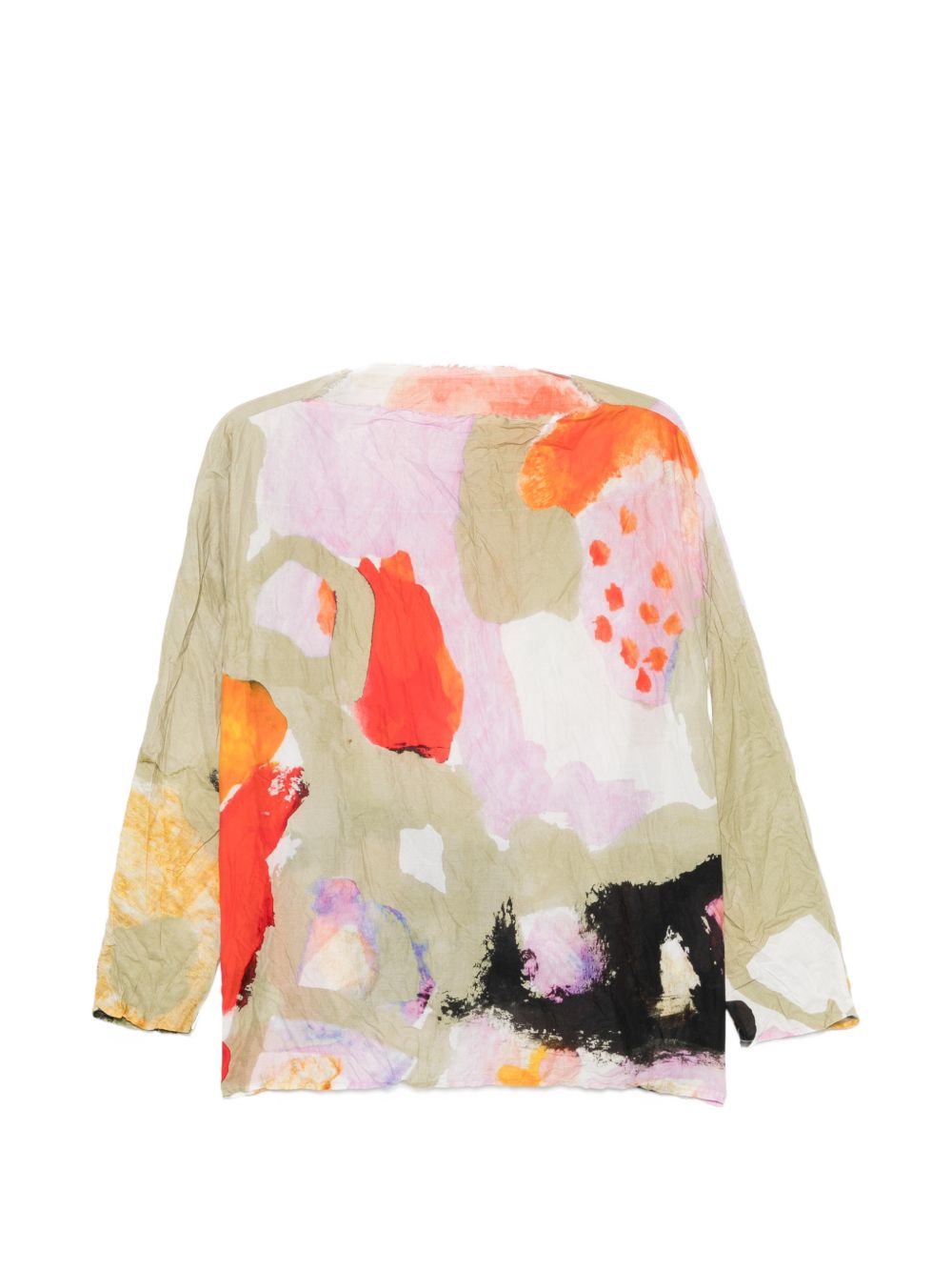 Daniela Gregis Printed Cotton Blouse