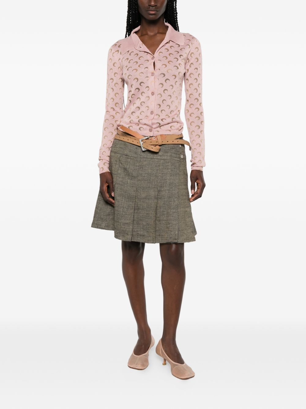Marine Serre Moon Devore Shirt