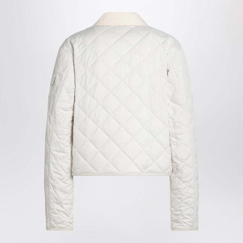 Moncler Chitre quilted ivory jacket
