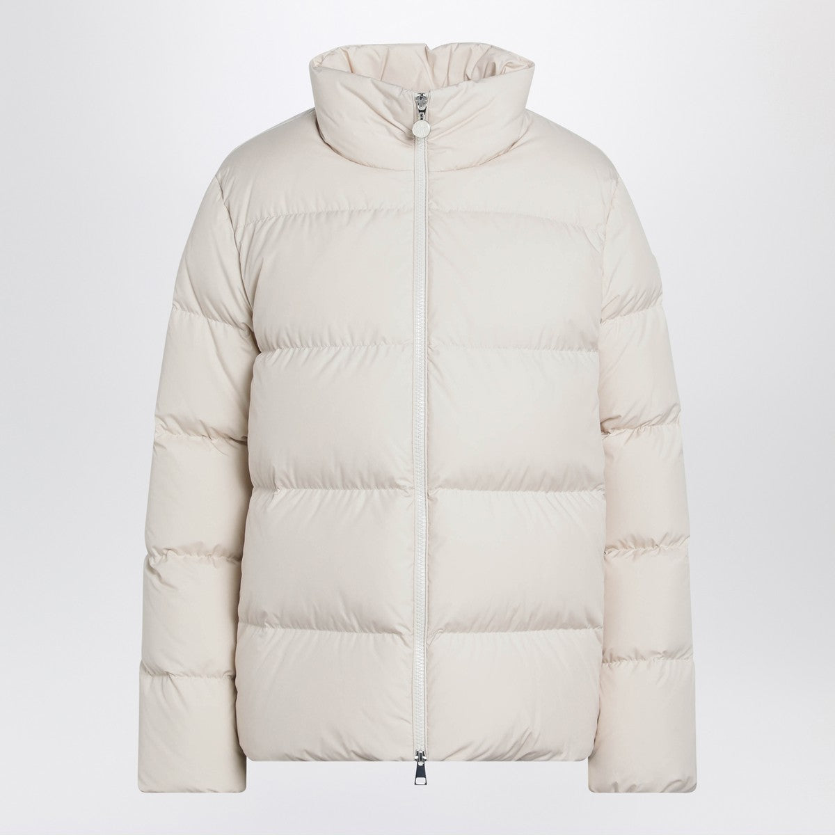 Moncler Short light beige Mauzun down jacket